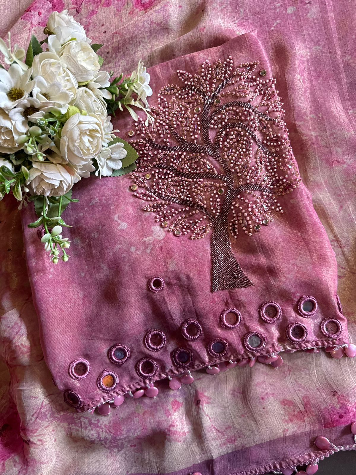 Soft Self digital printed Unstitched Suit