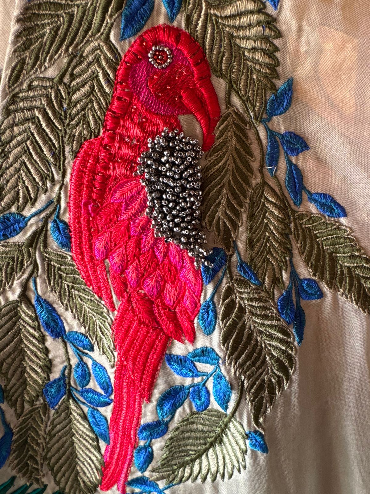 Soft organza Unstitched Suit