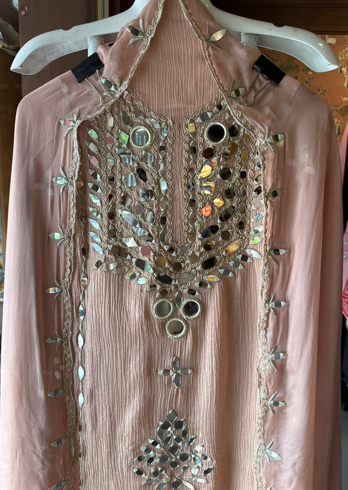 Crushed tissue shirt