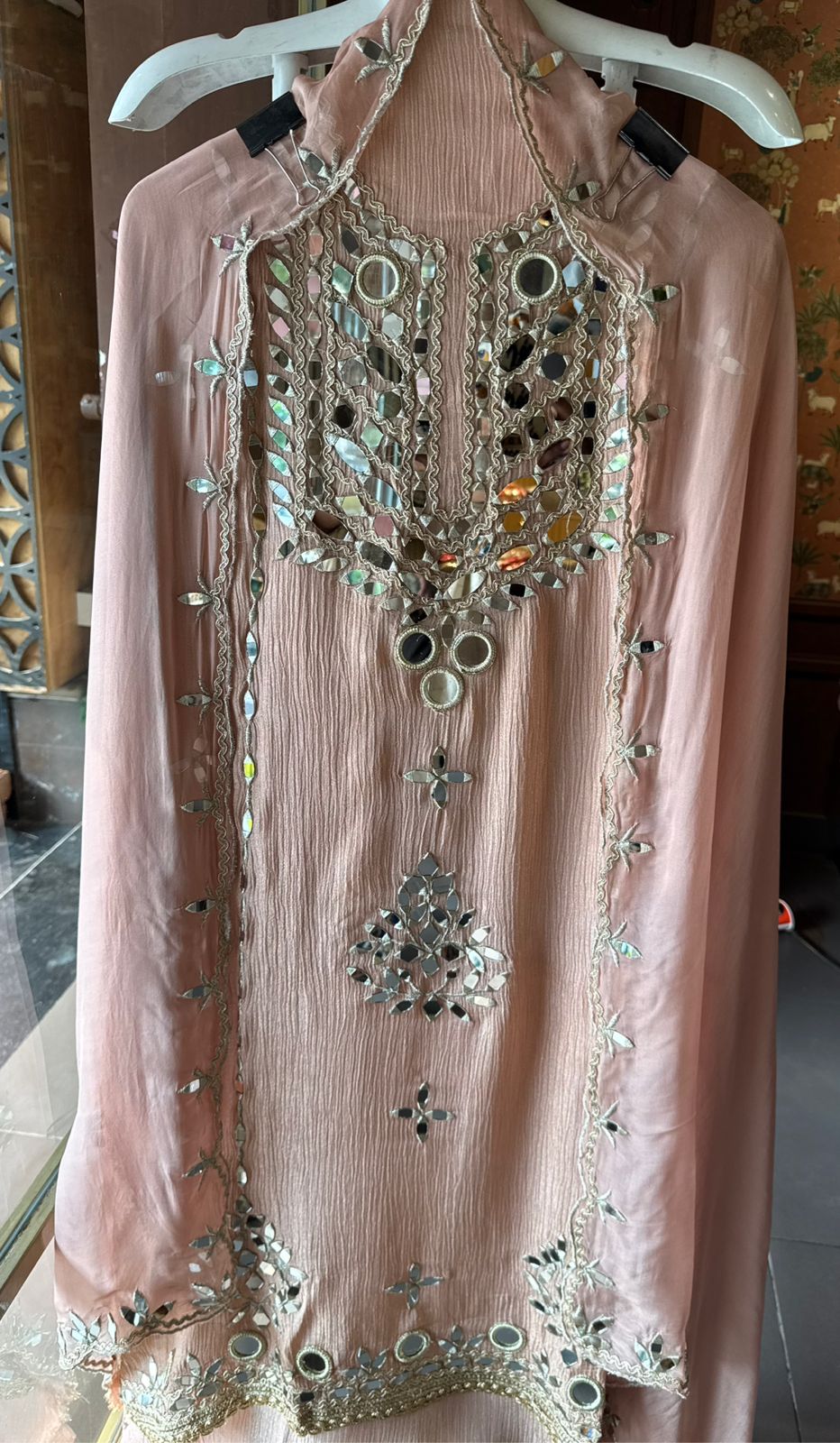 Crushed tissue shirt