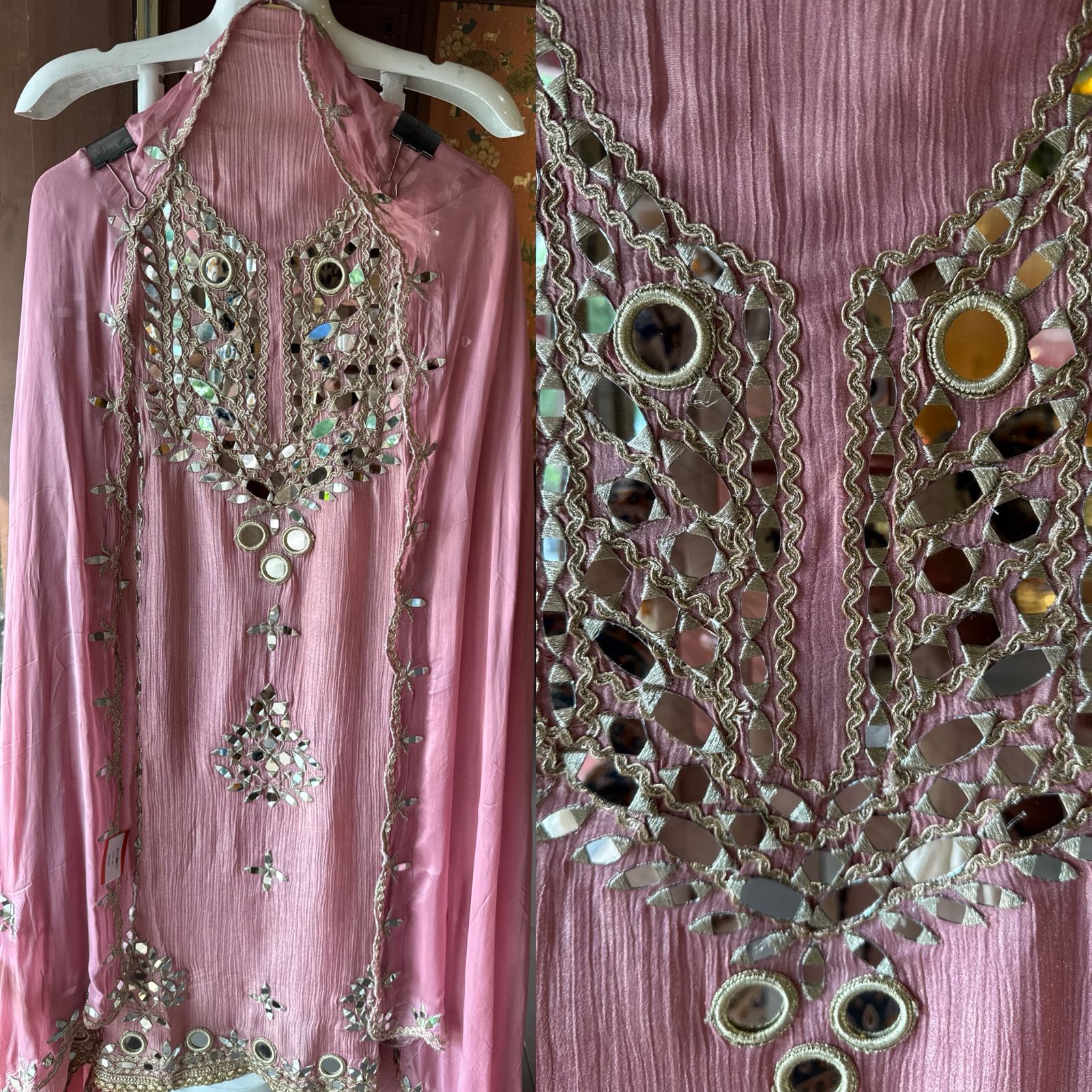 Crushed tissue shirt