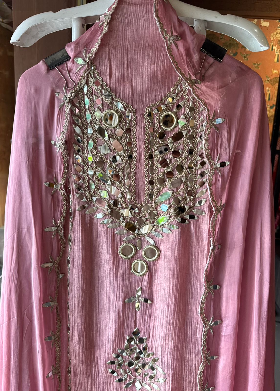 Crushed tissue shirt