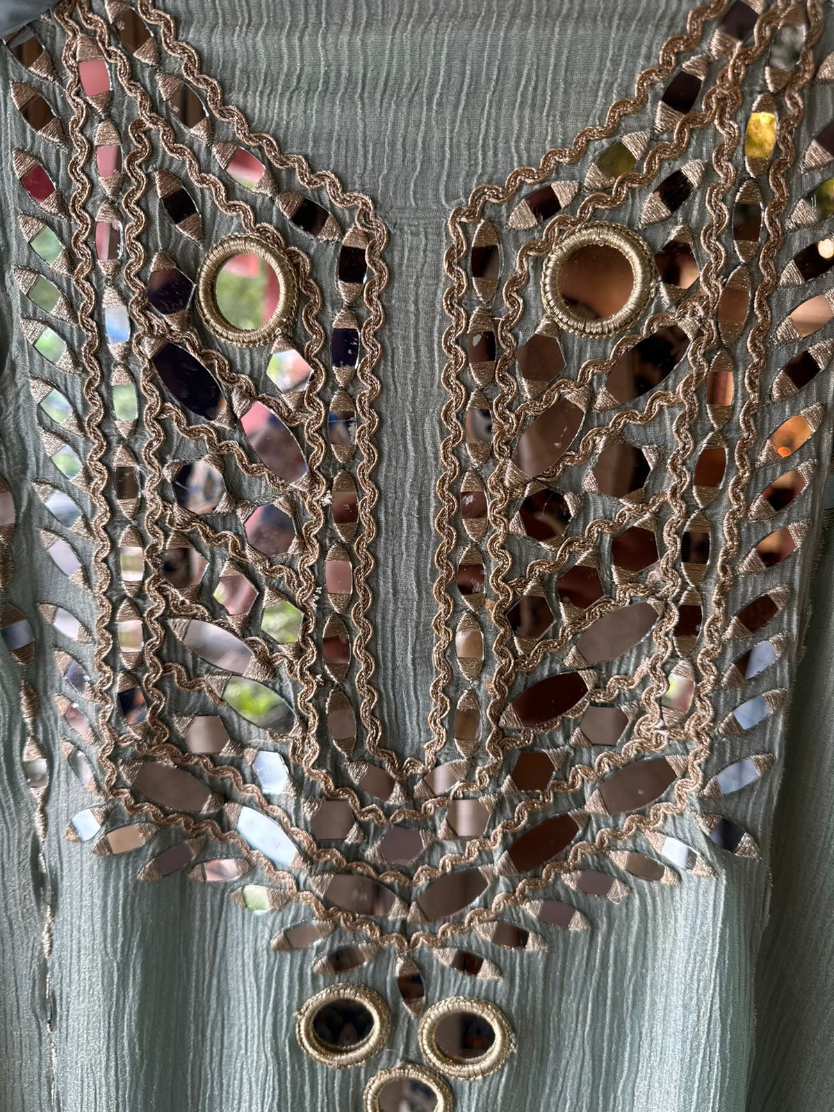 Crushed tissue shirt