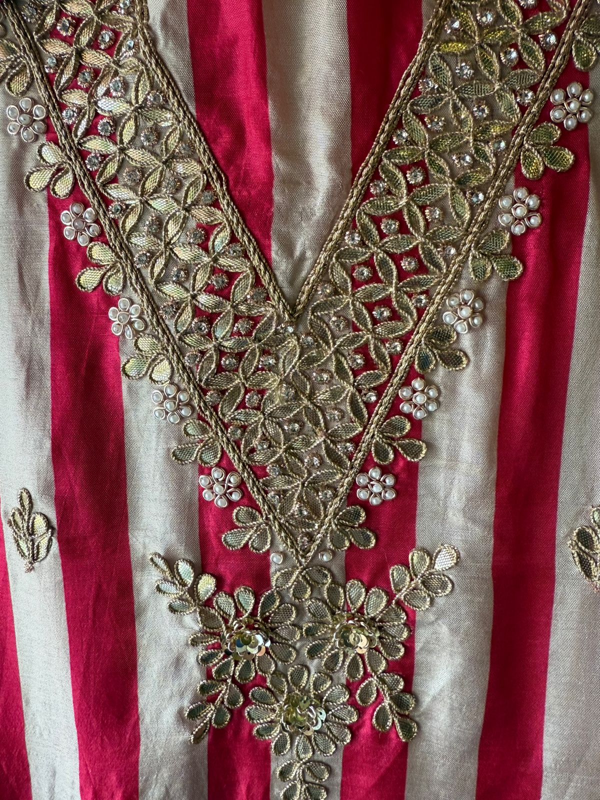 Three-piece ethnic suit