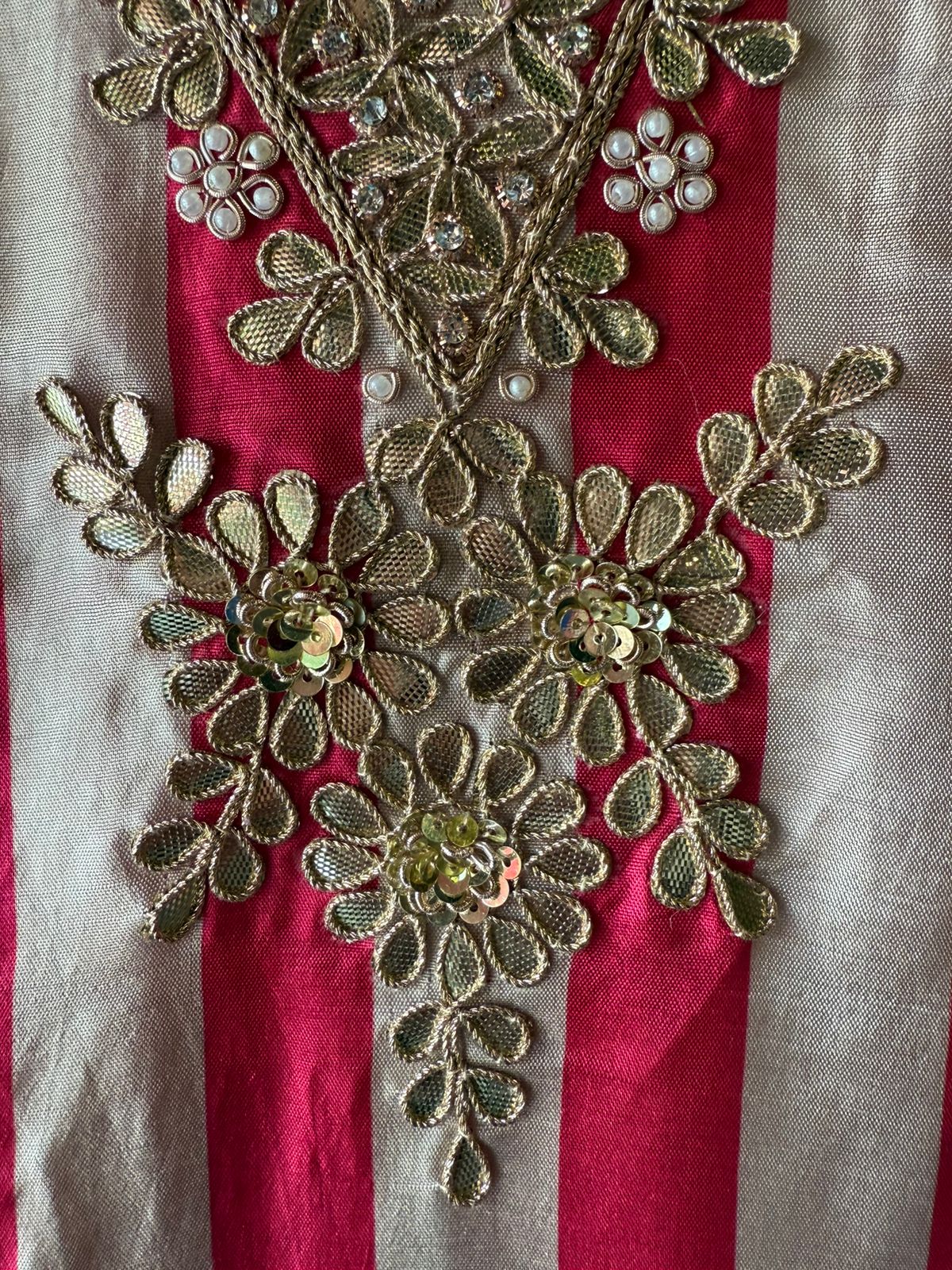 Three-piece ethnic suit