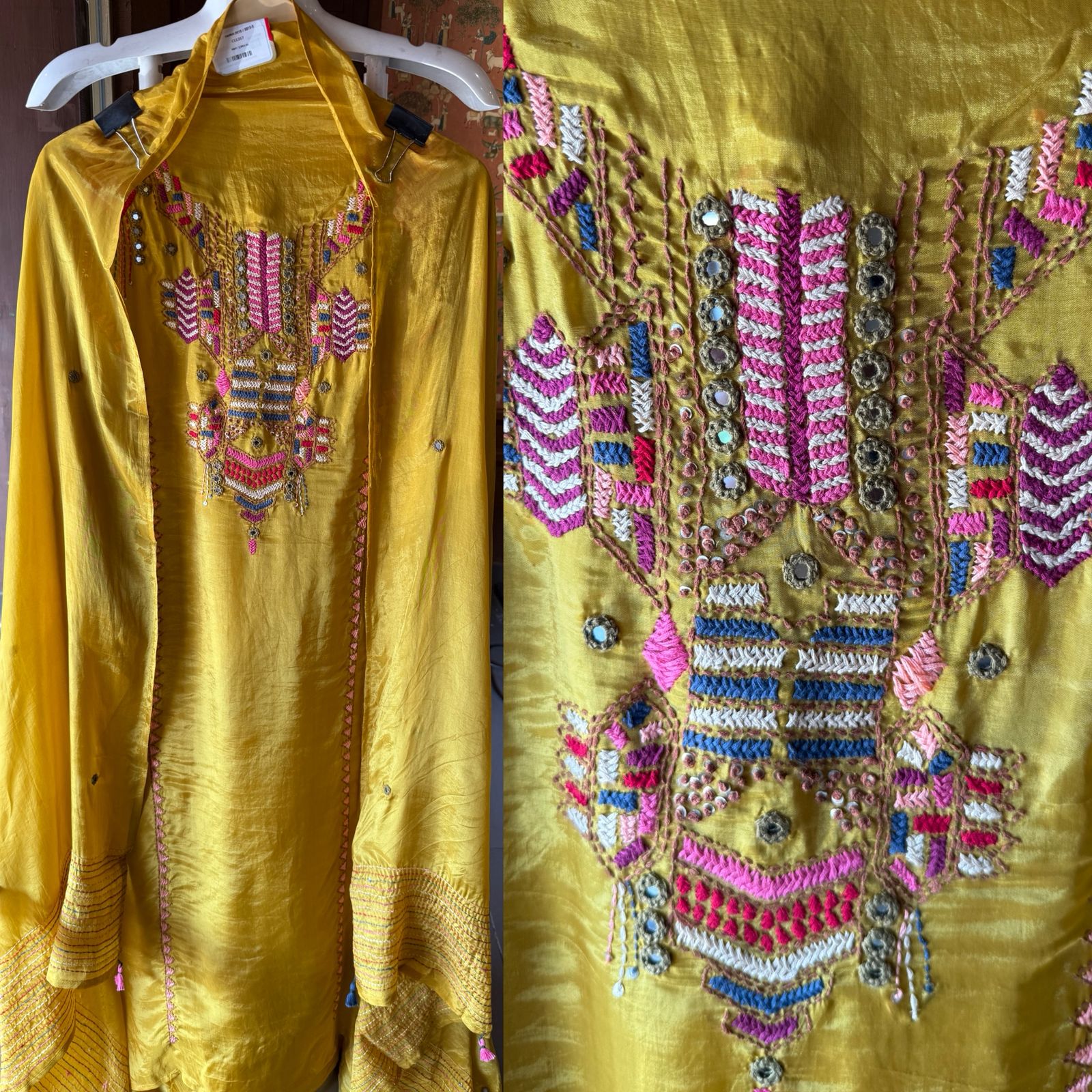 Pure muslin Unstitched suit