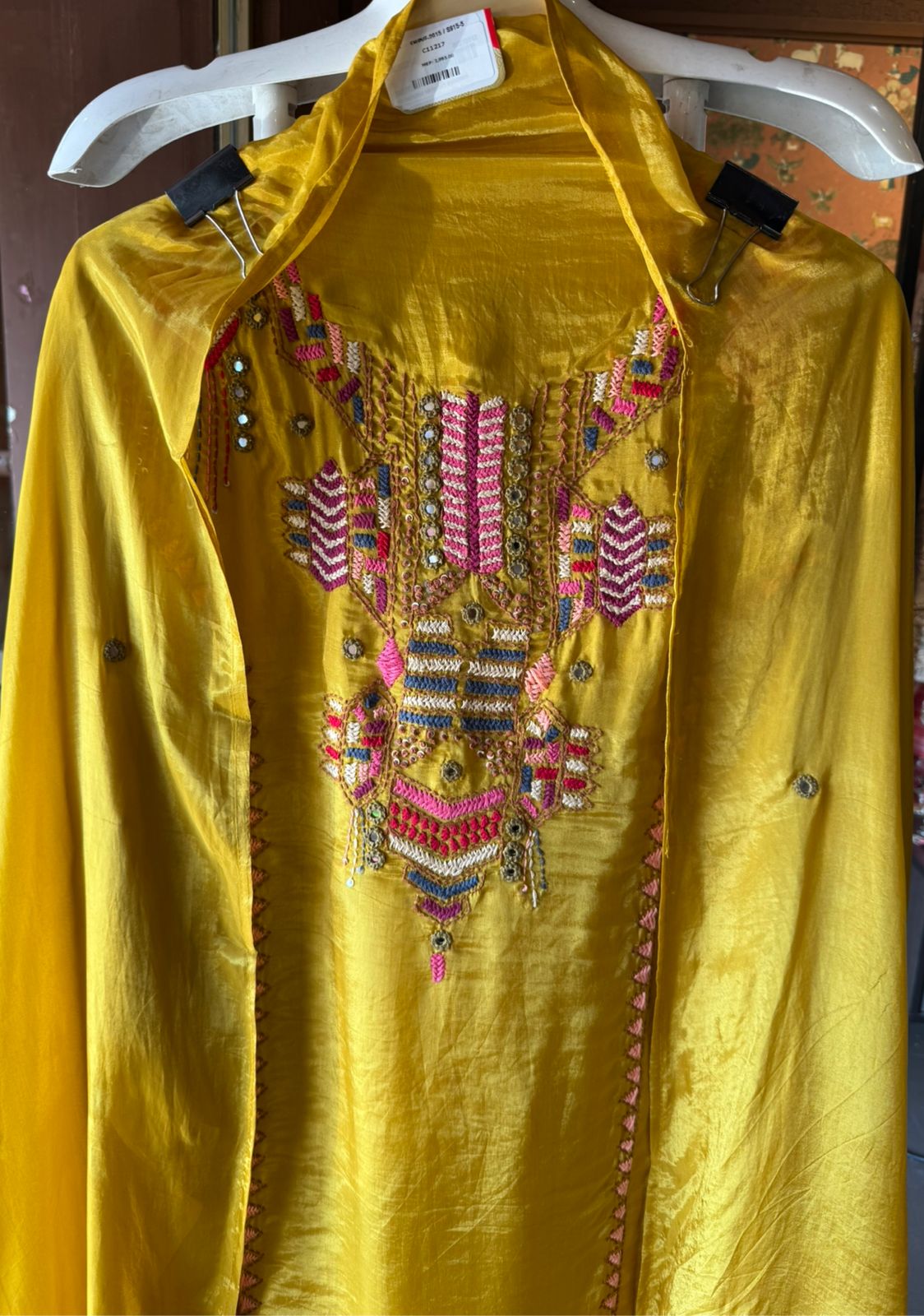 Pure muslin Unstitched suit