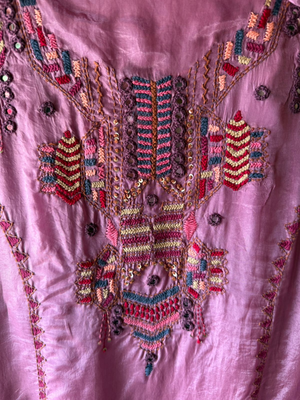 Pure muslin Unstitched suit