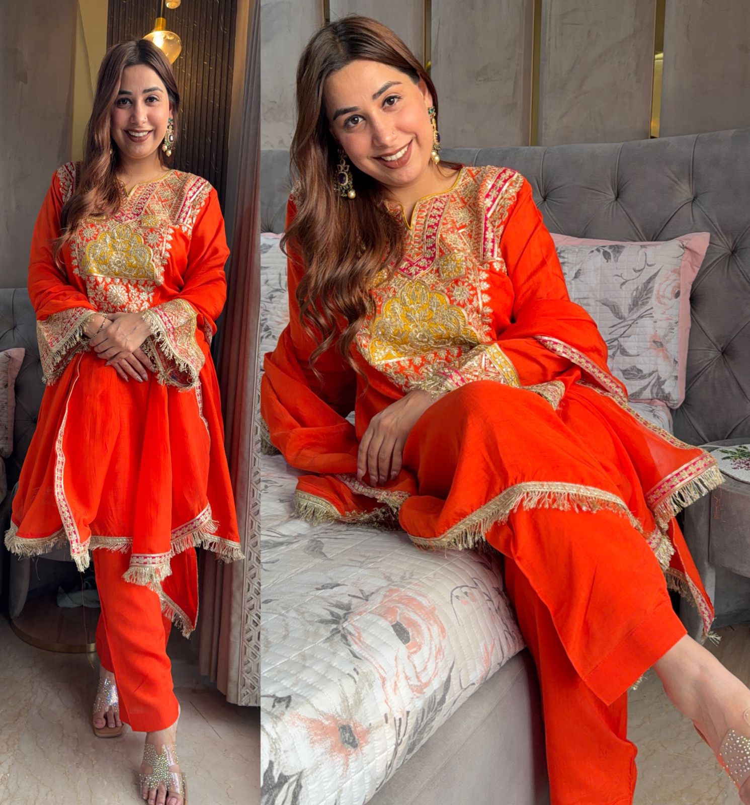 Pure georgette lakhnavi’s