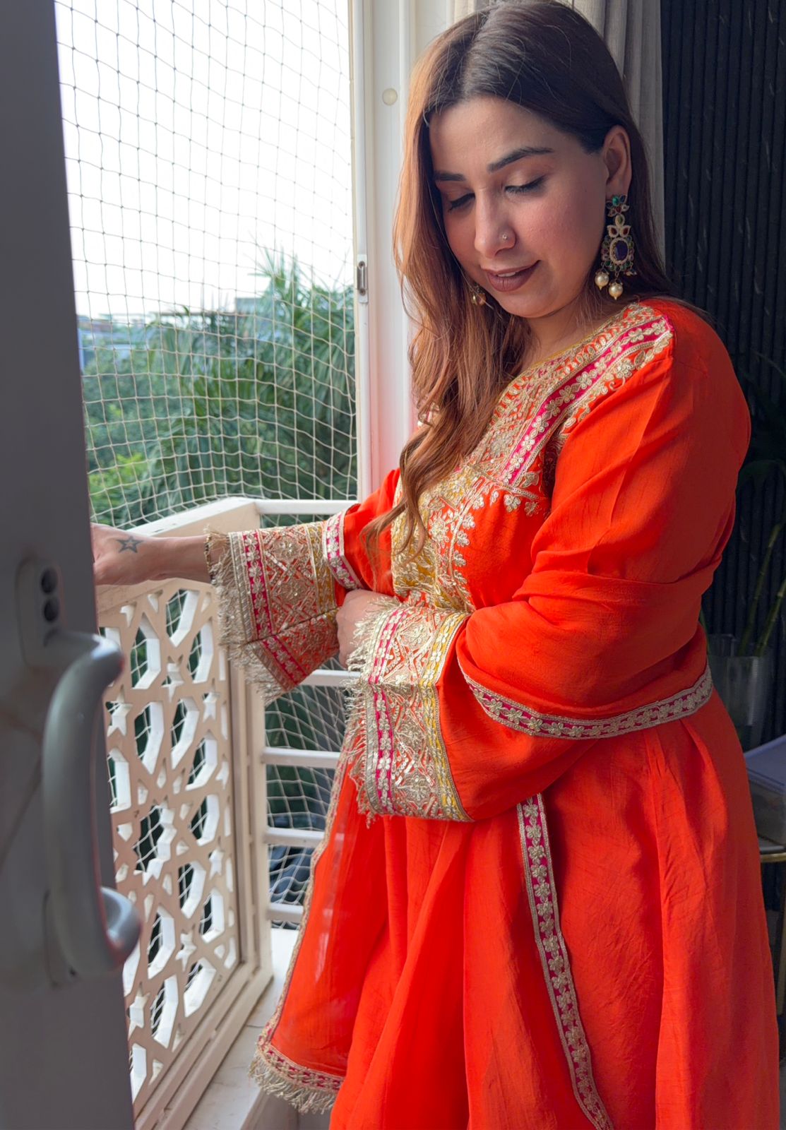 Pure georgette lakhnavi’s