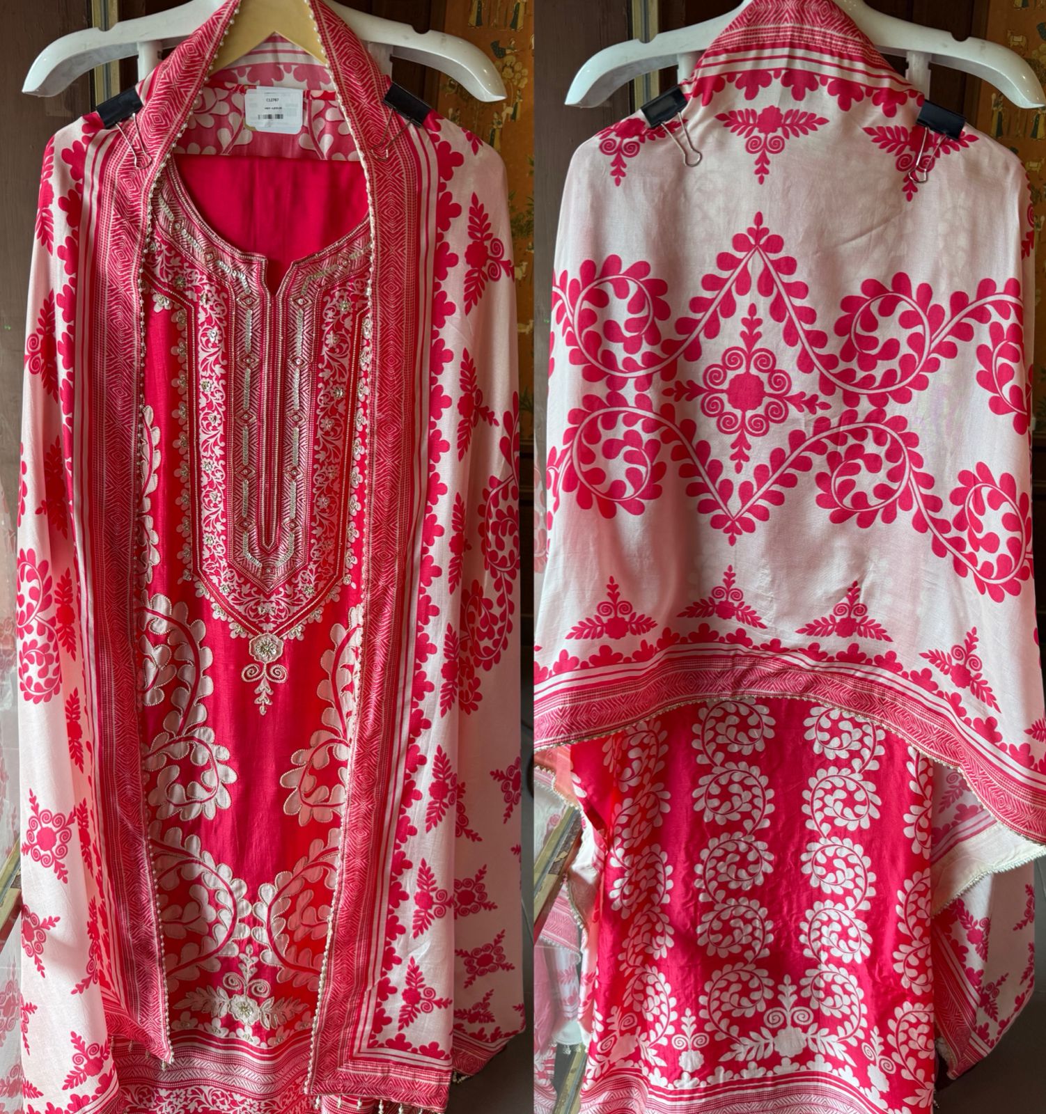 Pure Muslin  digital printed Shirts