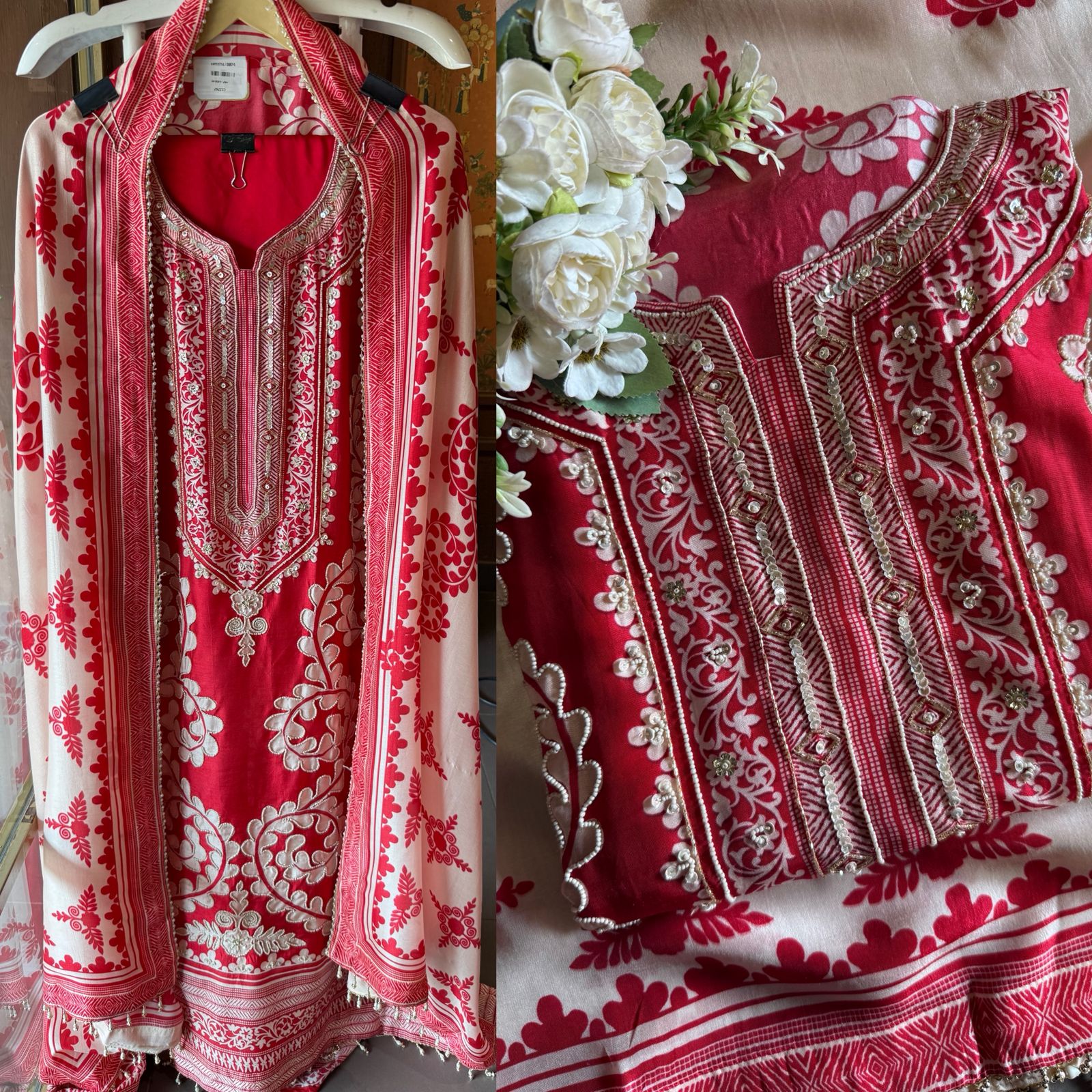 Pure Muslin  digital printed Shirts