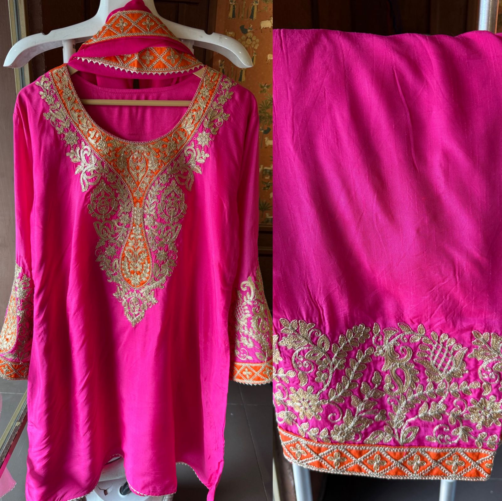 Pure 100% silk Kurta