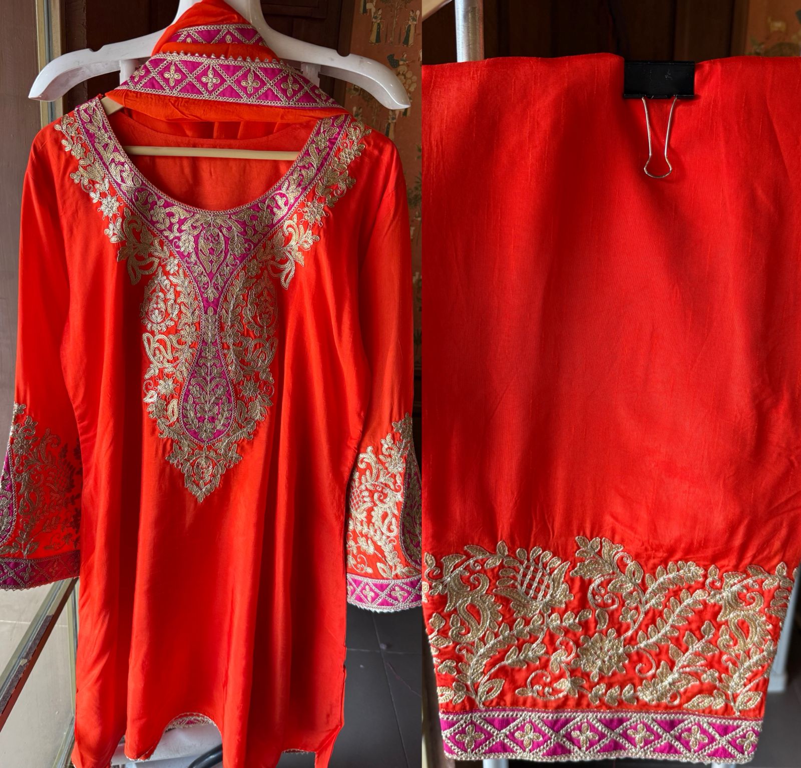Pure 100% silk Kurta