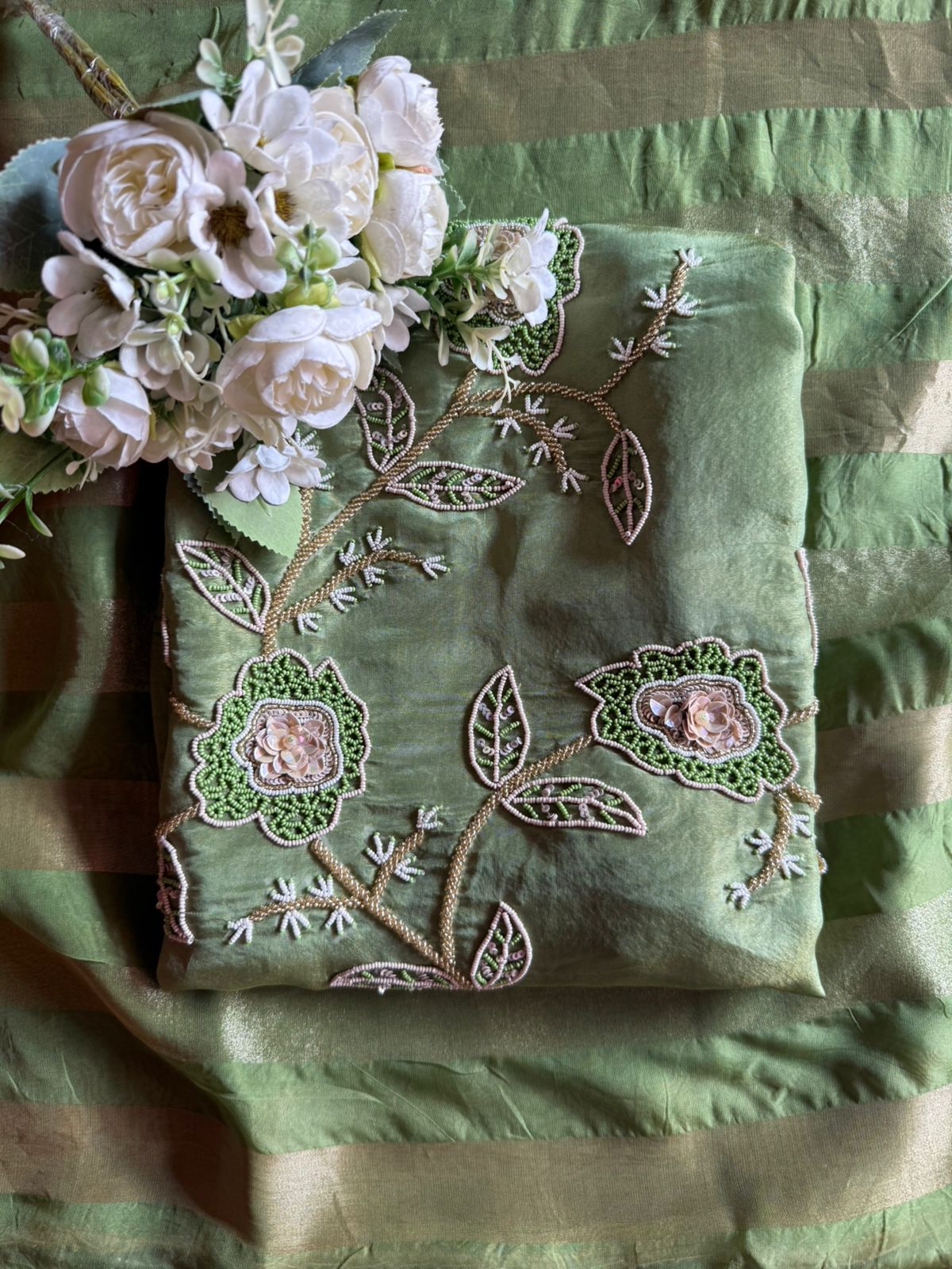 Tissue fabric Unstitched shirt