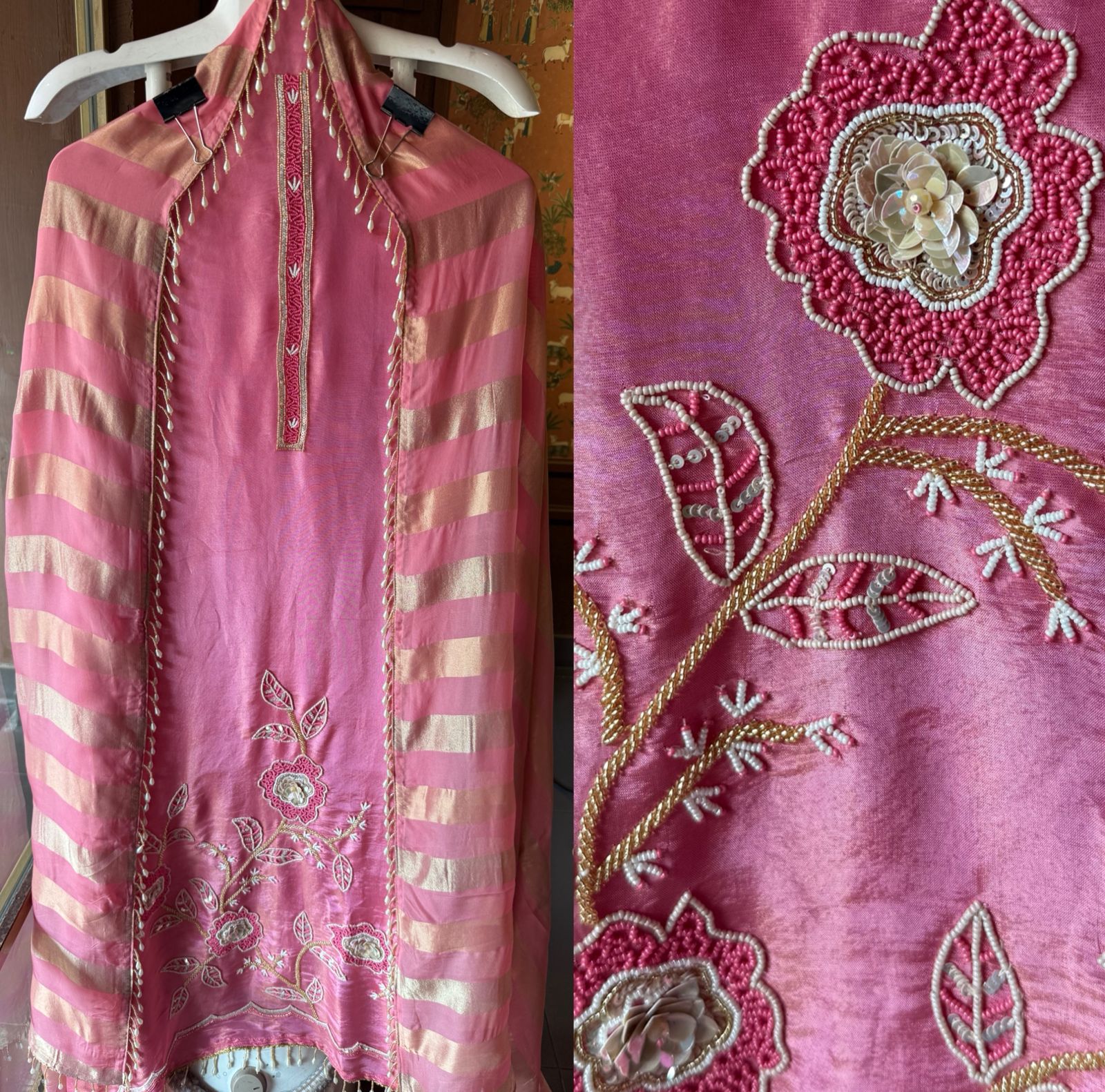 Tissue fabric Unstitched shirt