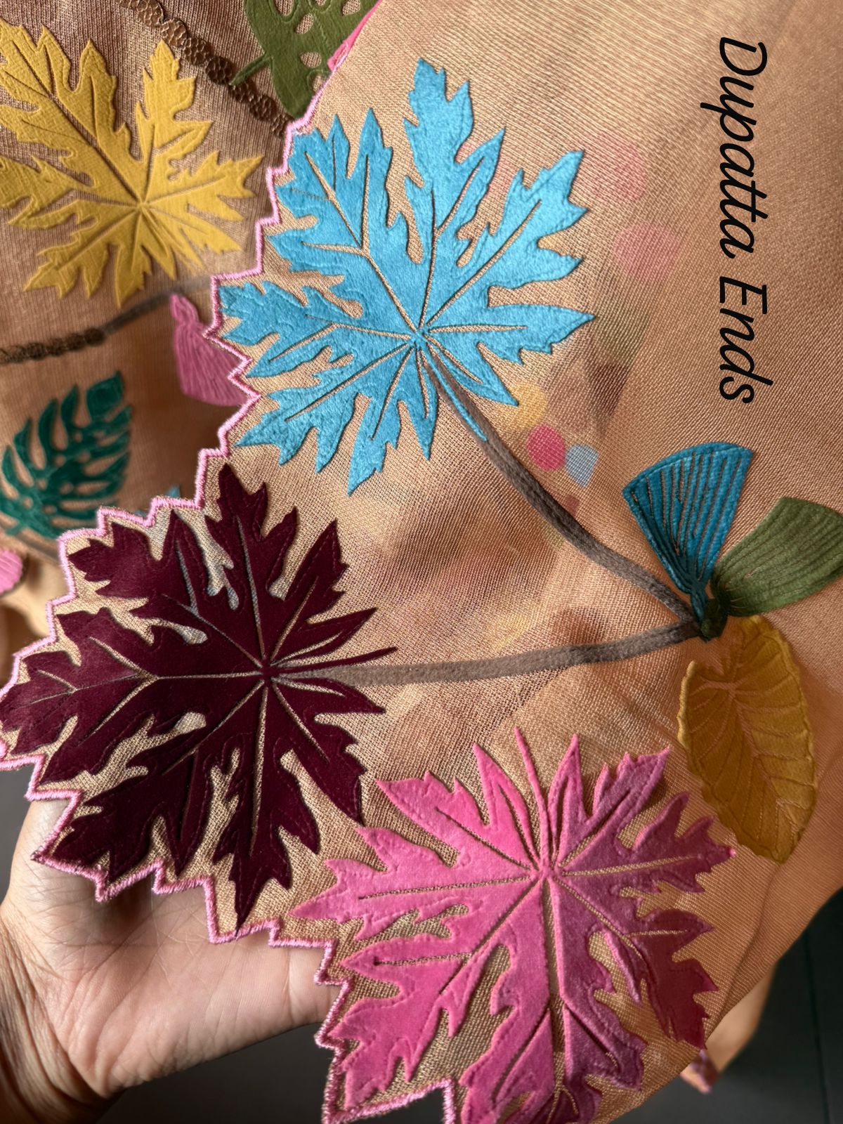 Tissue soft beige/nude shade designer suit