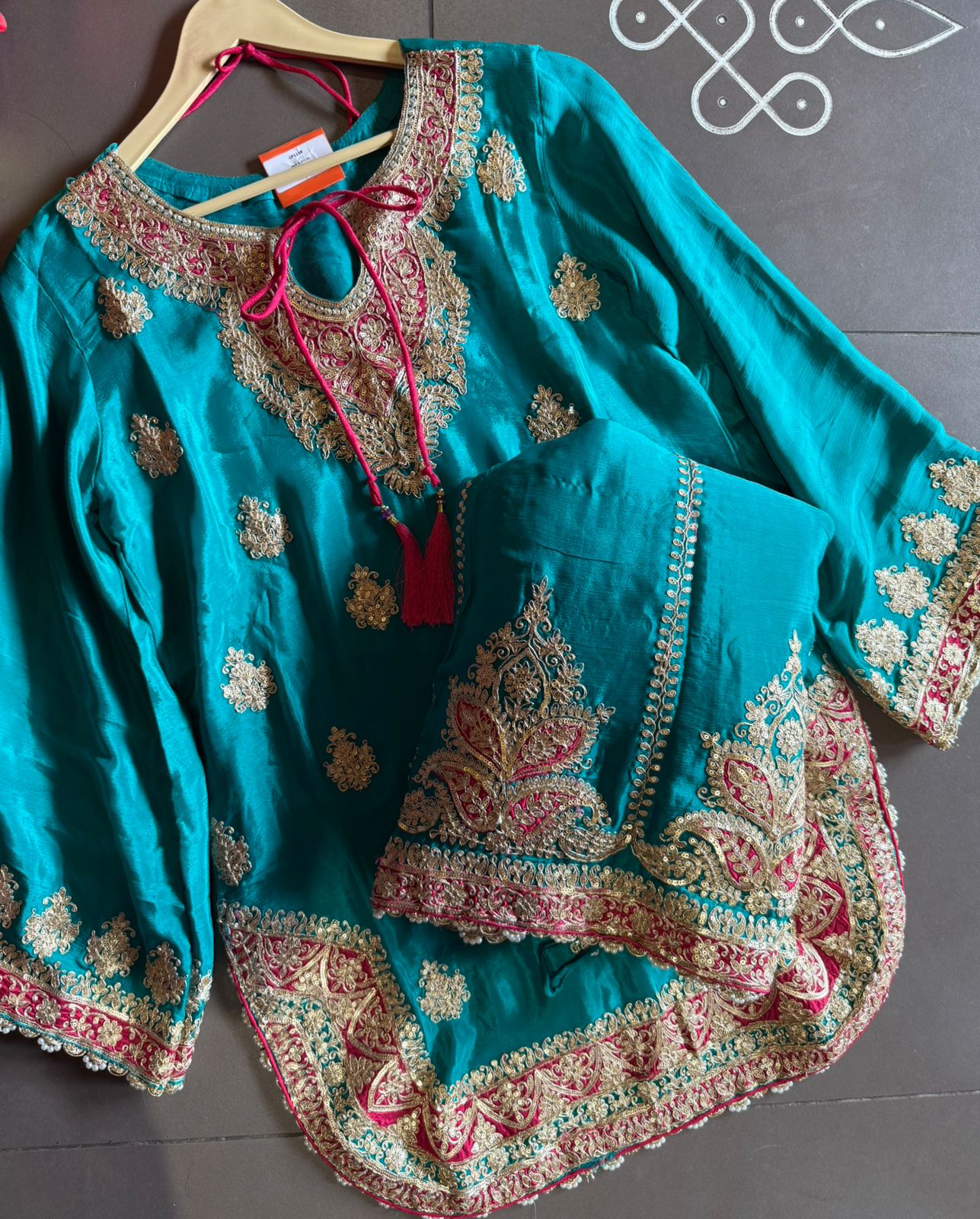 Beautiful ethnic sharara set