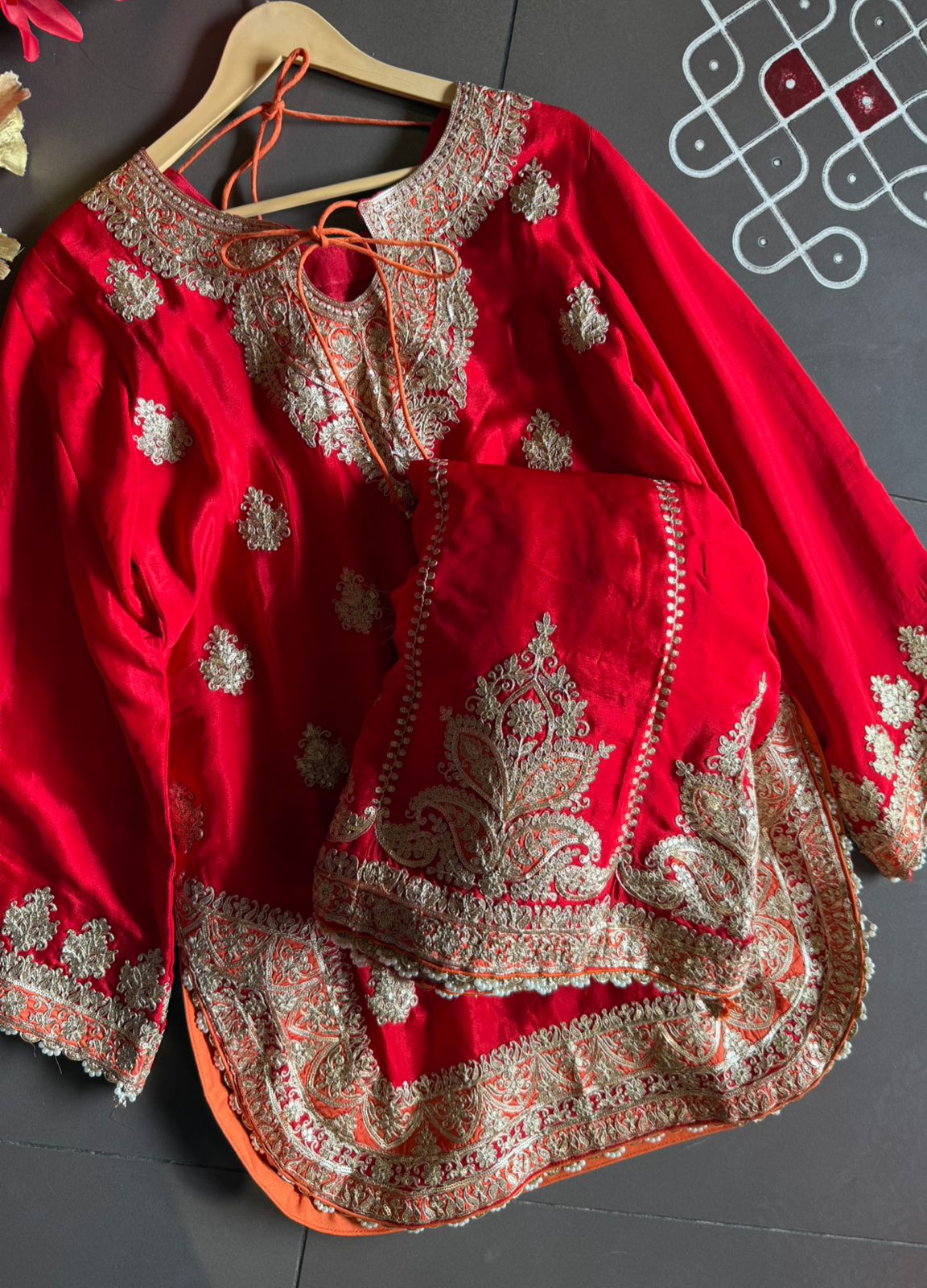 Beautiful ethnic sharara set