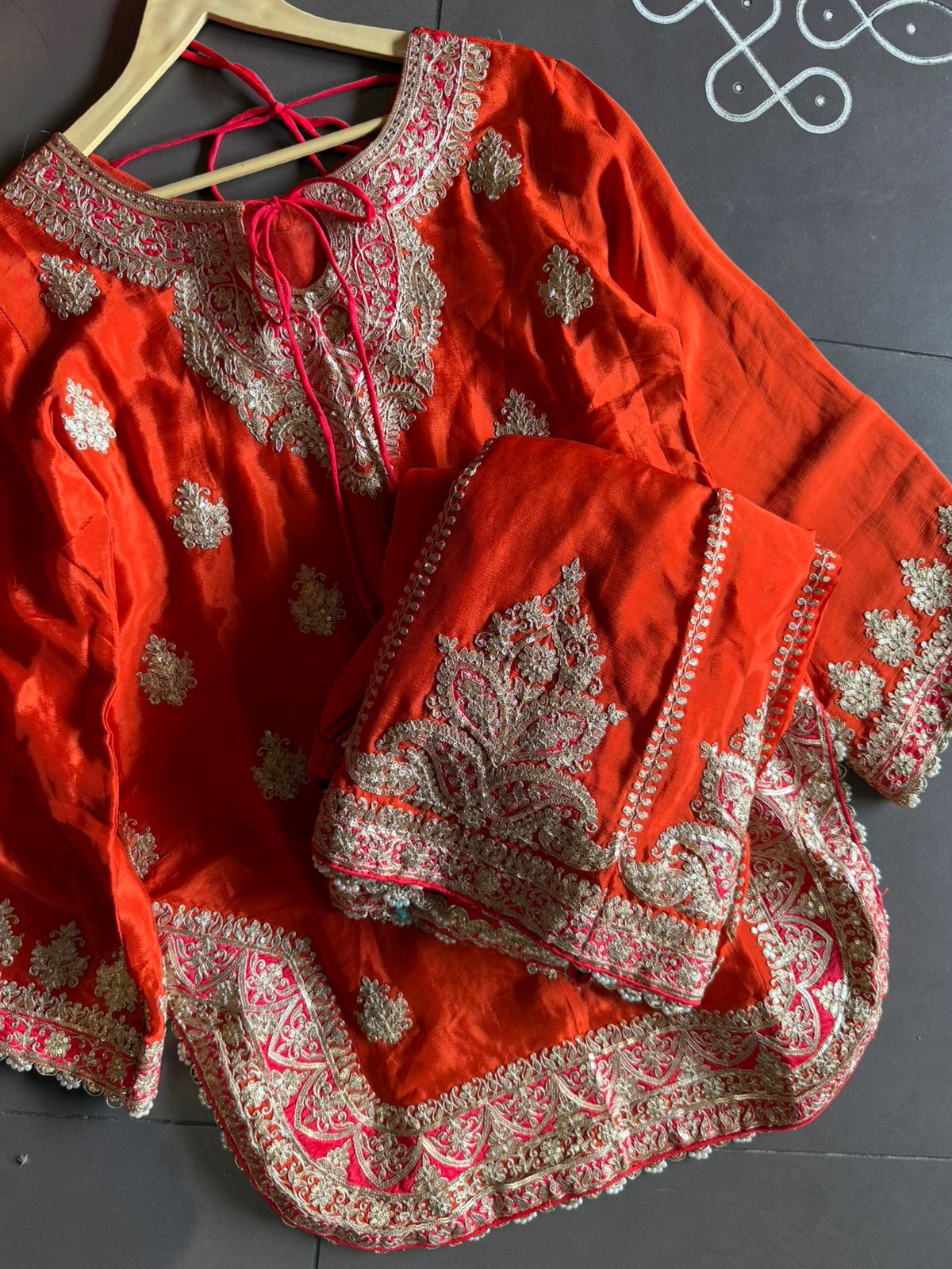 Beautiful ethnic sharara set