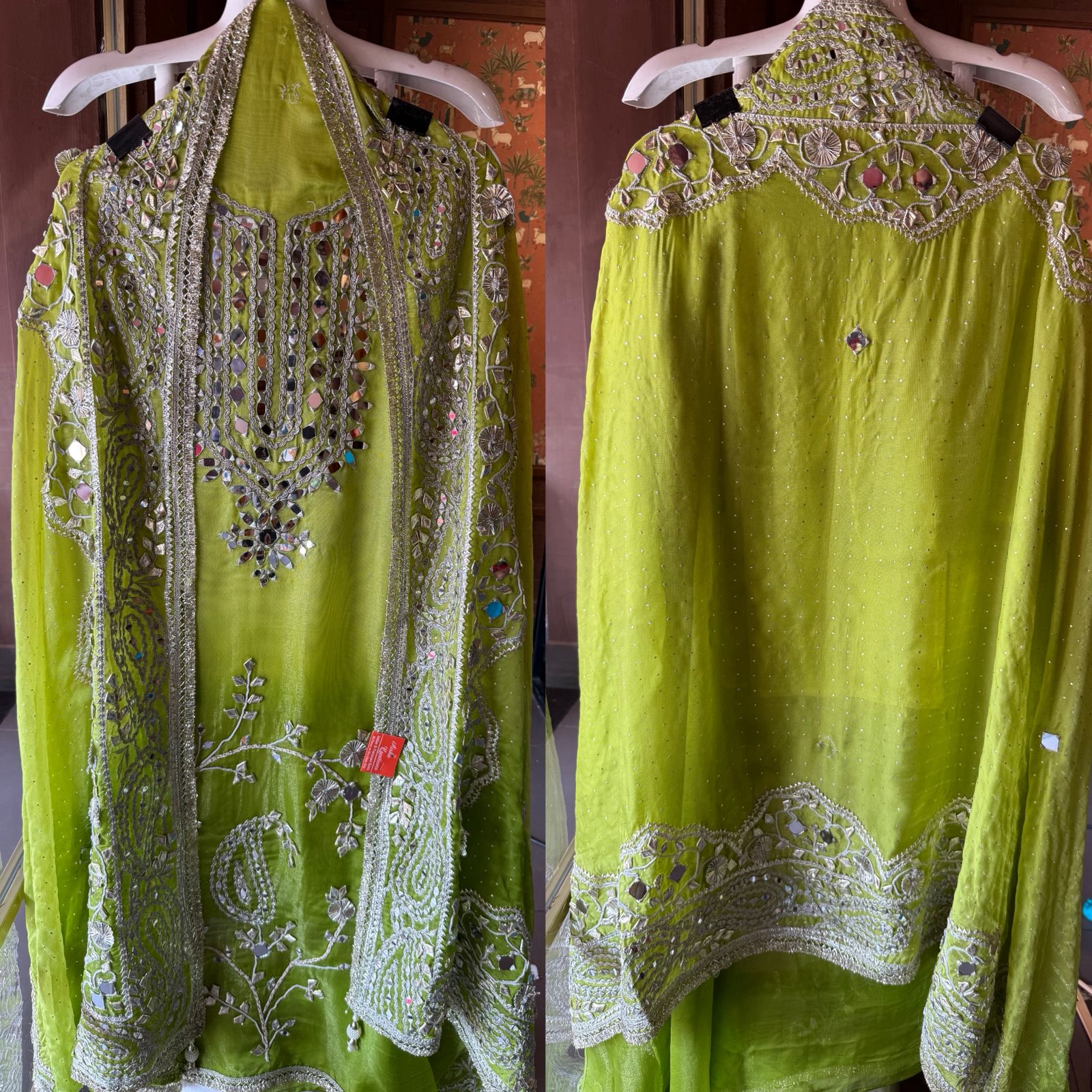 Beautiful ombré shaded unstitched Suits