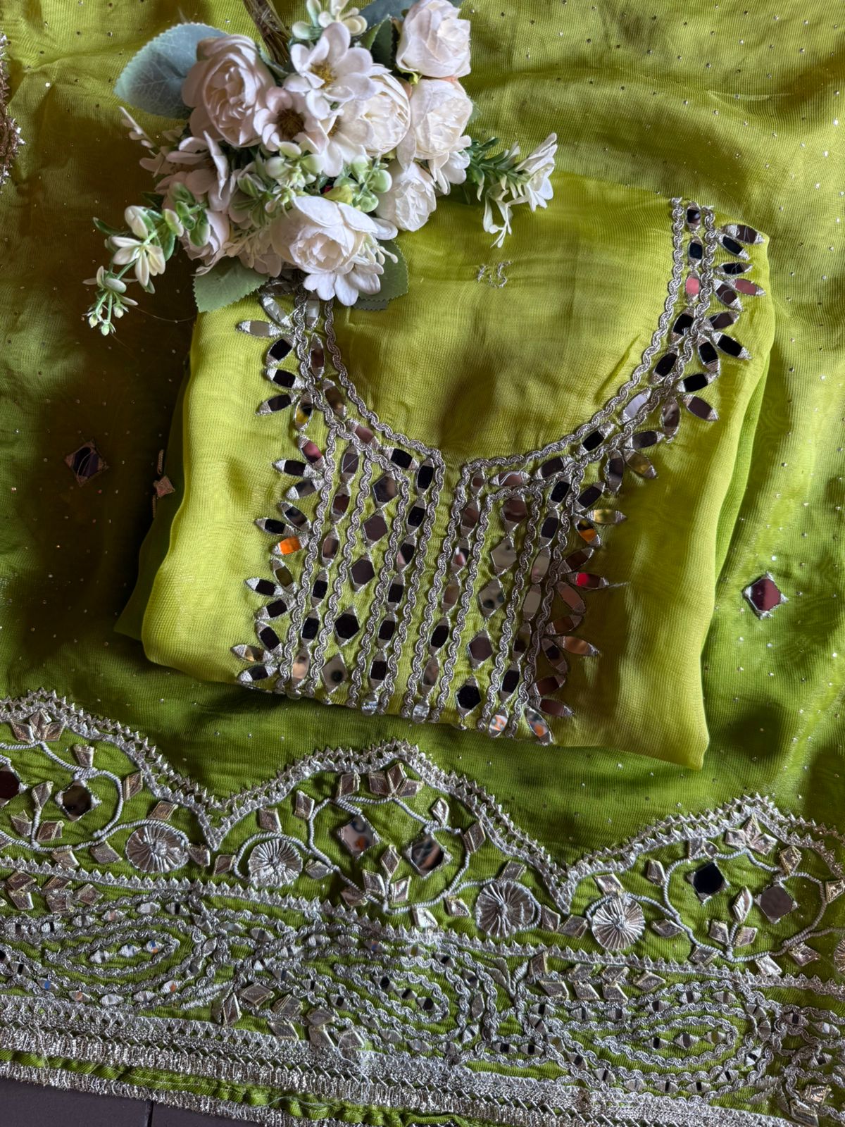 Beautiful ombré shaded unstitched Suits