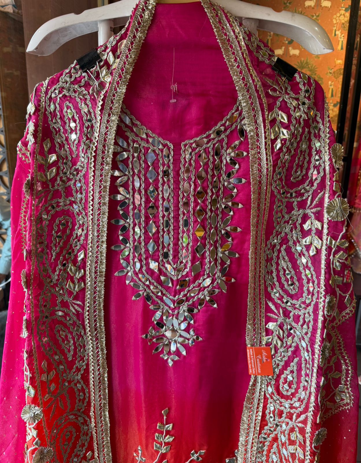 Beautiful ombré shaded unstitched Suits