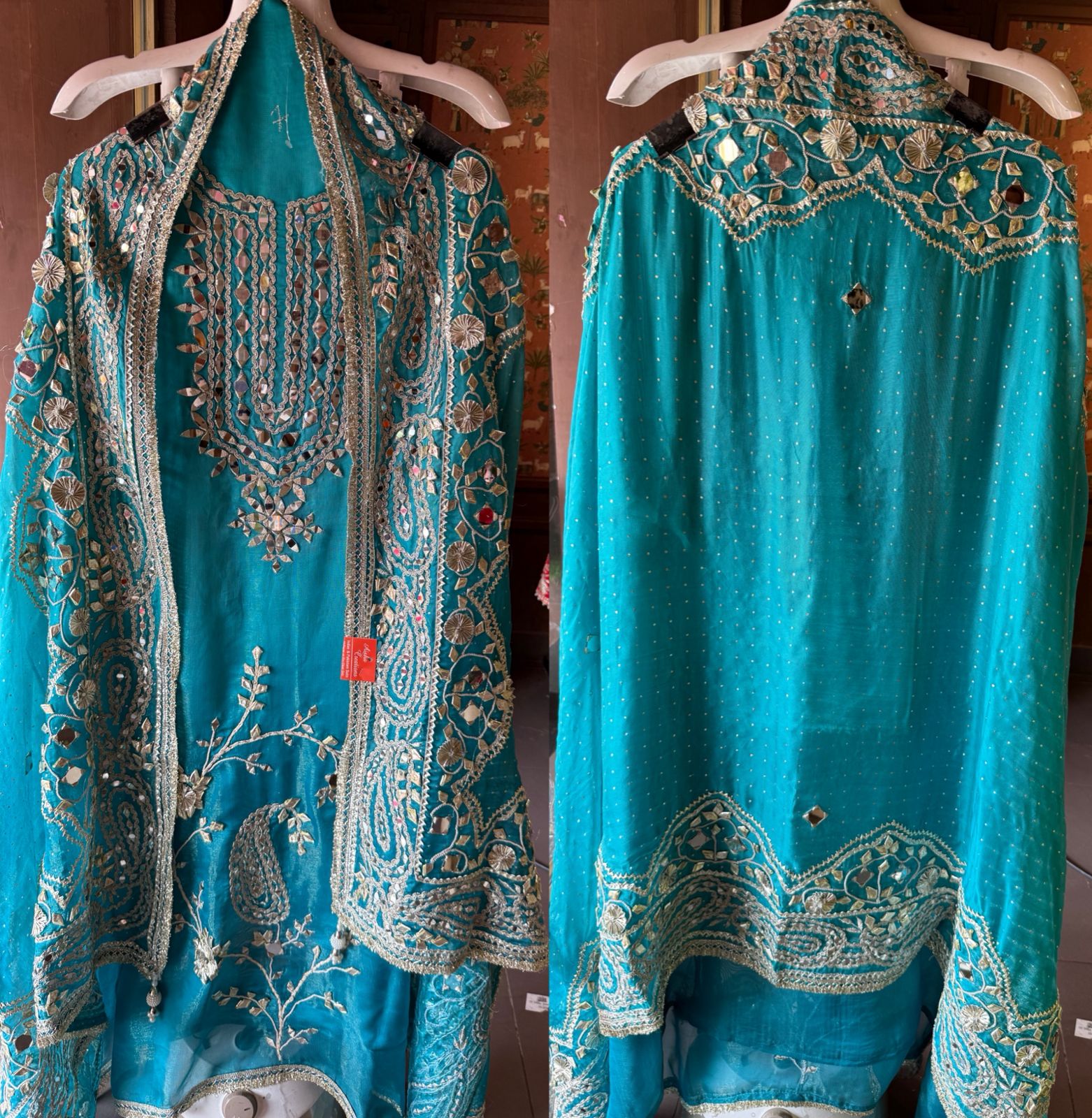 Beautiful ombré shaded unstitched Suits