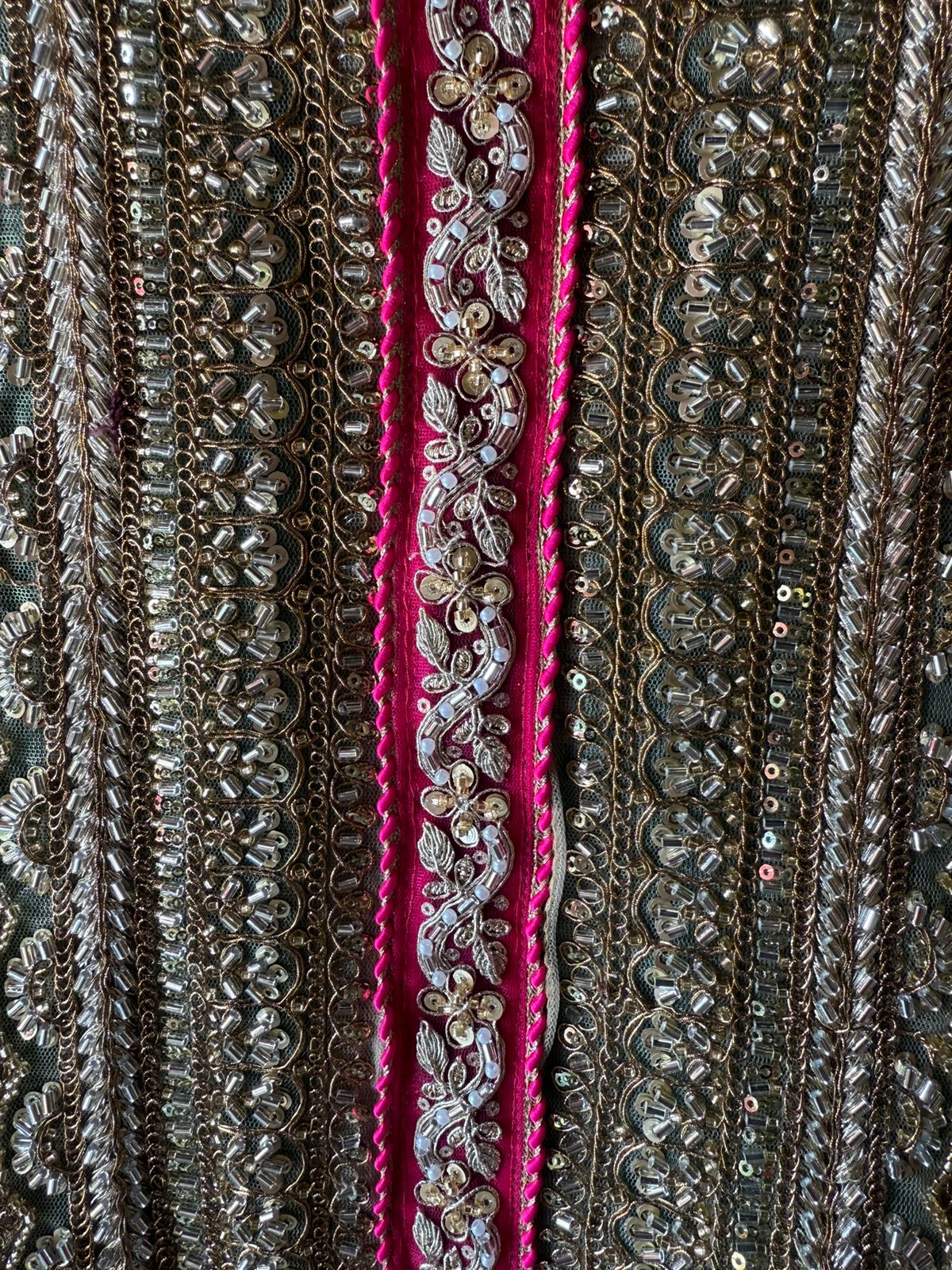 Beautiful flaired Anarkali with hand embroidered