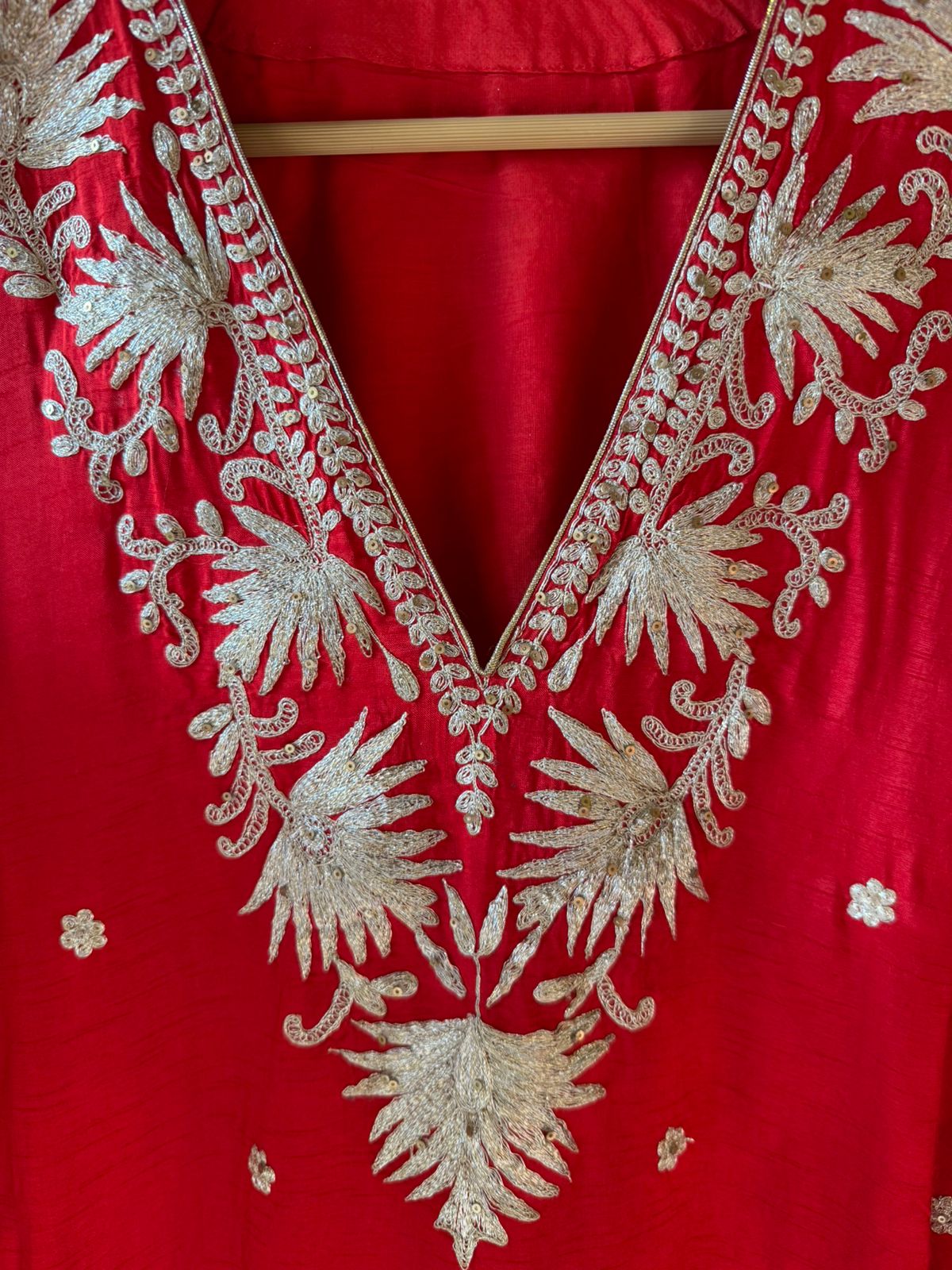 Straight Cut Raw Silk tunic