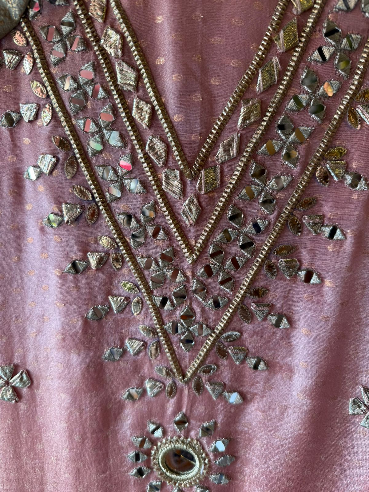 Self woven tissue unstitched Shirt