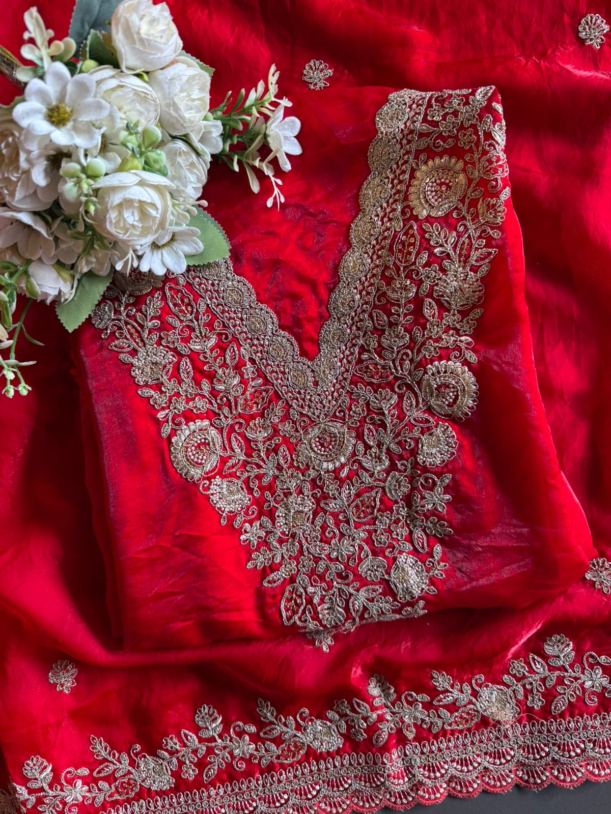 Glass Silk Unstitched Suit