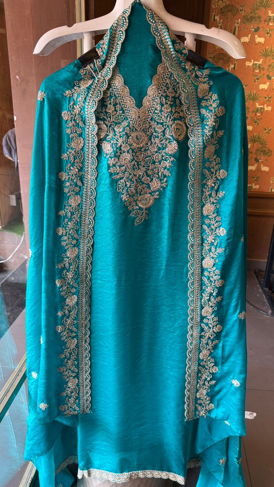 Glass Silk Unstitched Suit