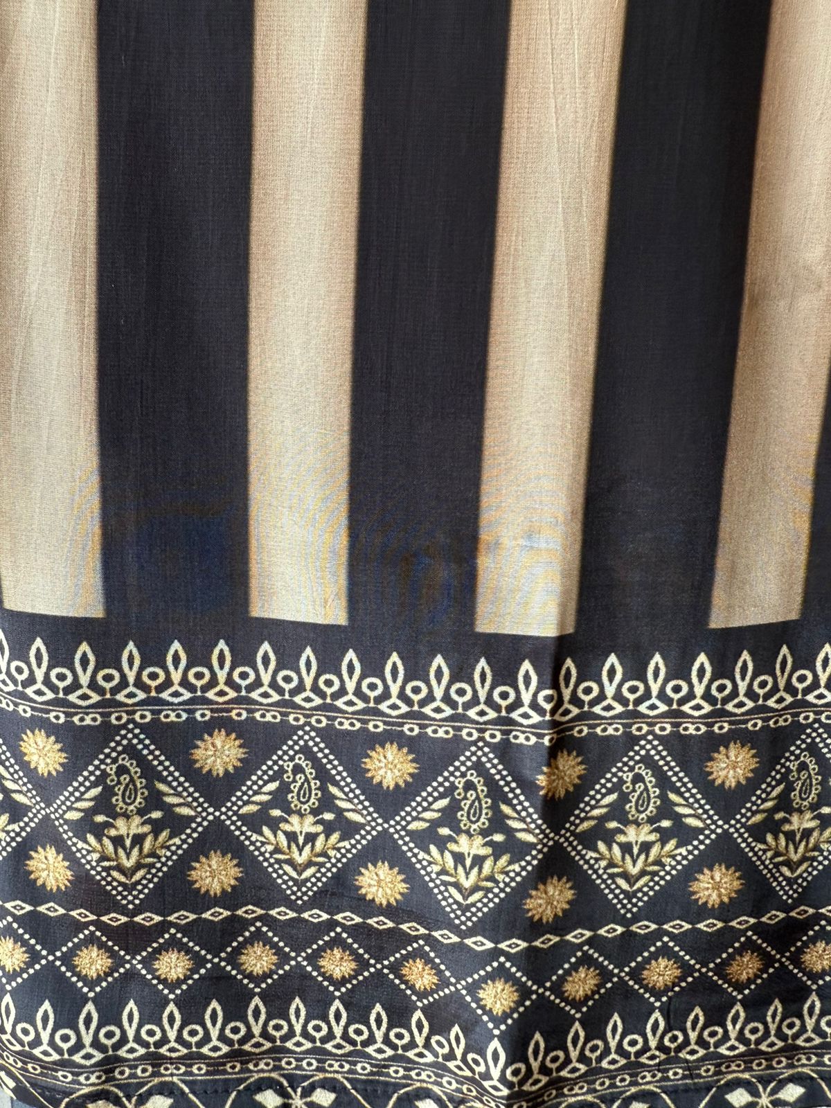 Pure crepe striped Shirt