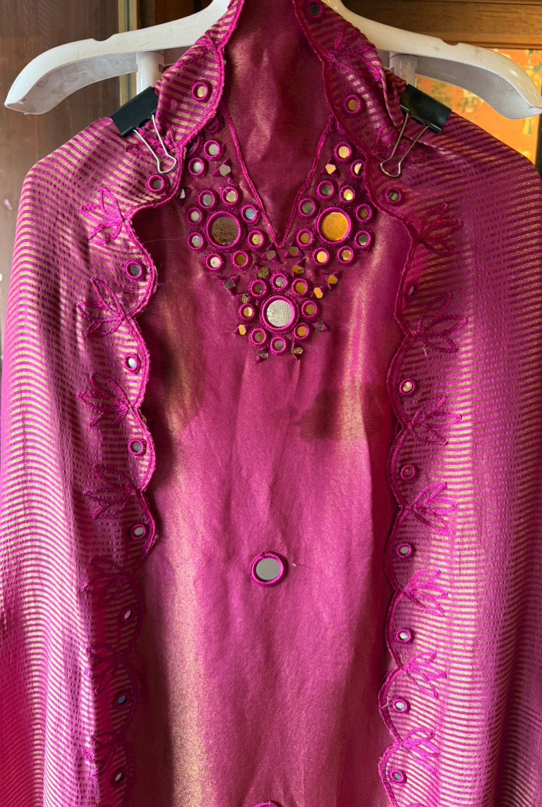 Shimmer tissue unstitched Suits