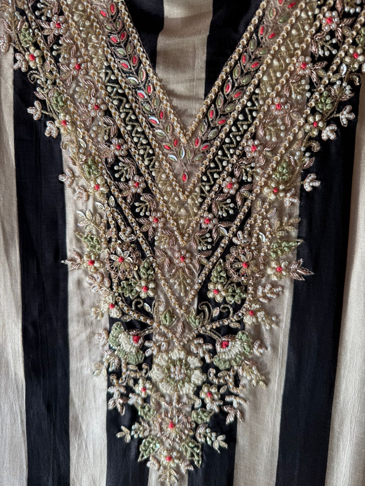 Beautifully detailed embroidered suit