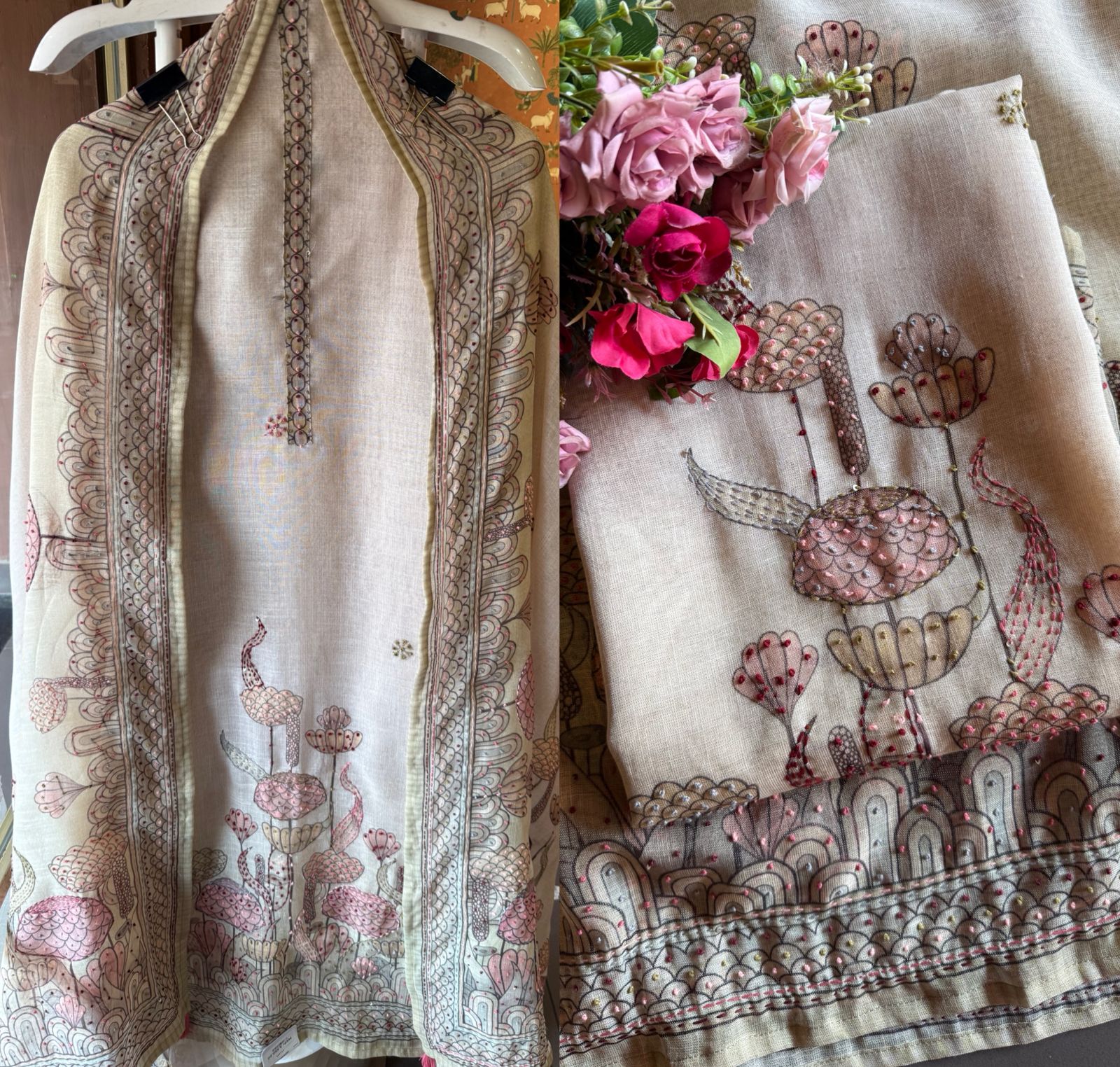 SEMI FORMALS UNSTITCHED SUITS