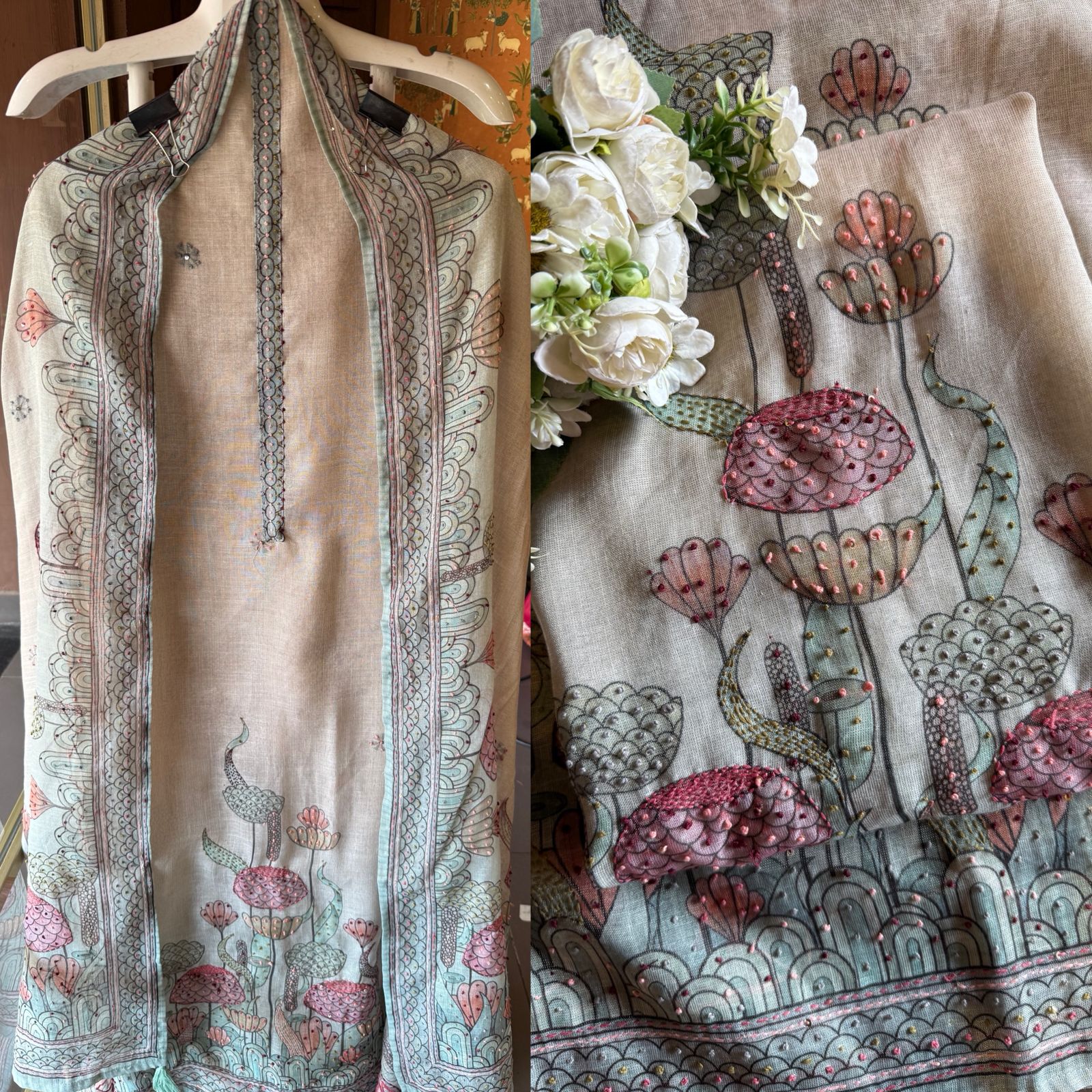 SEMI FORMALS UNSTITCHED SUITS