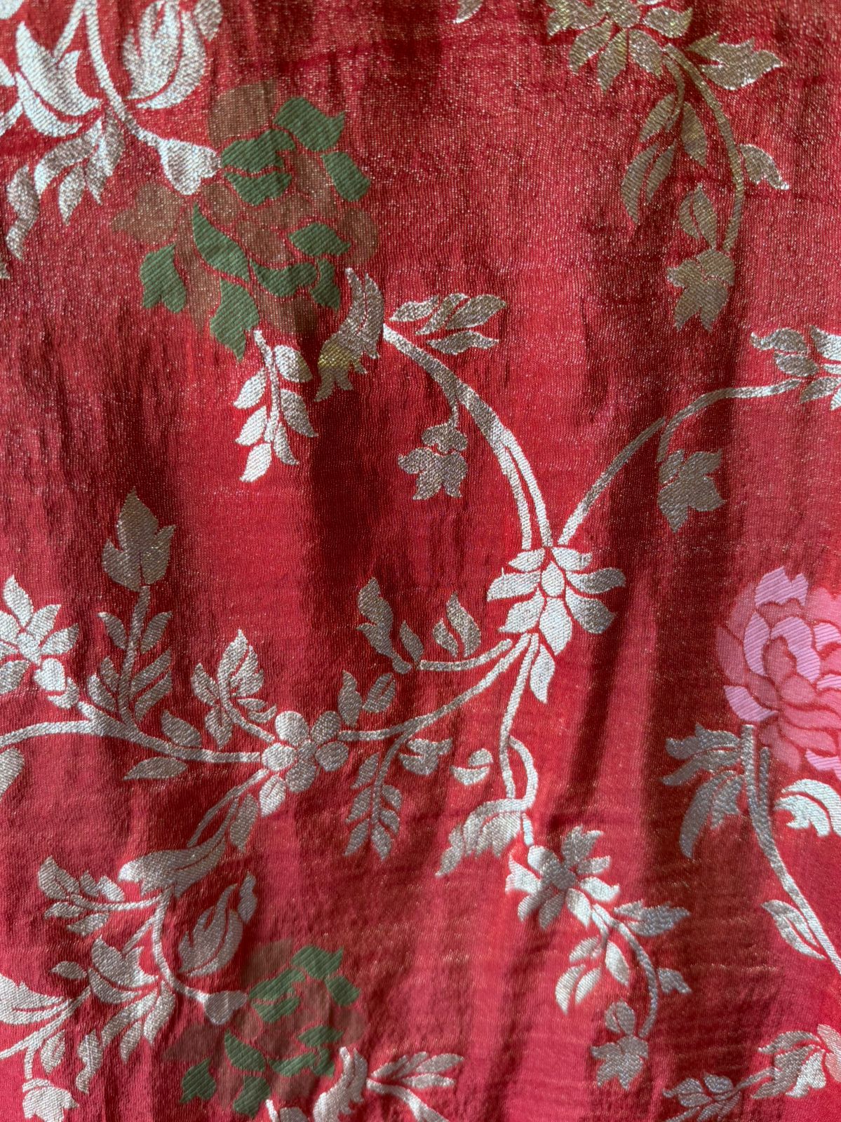 Beautiful ethnic unstitched tissue suit