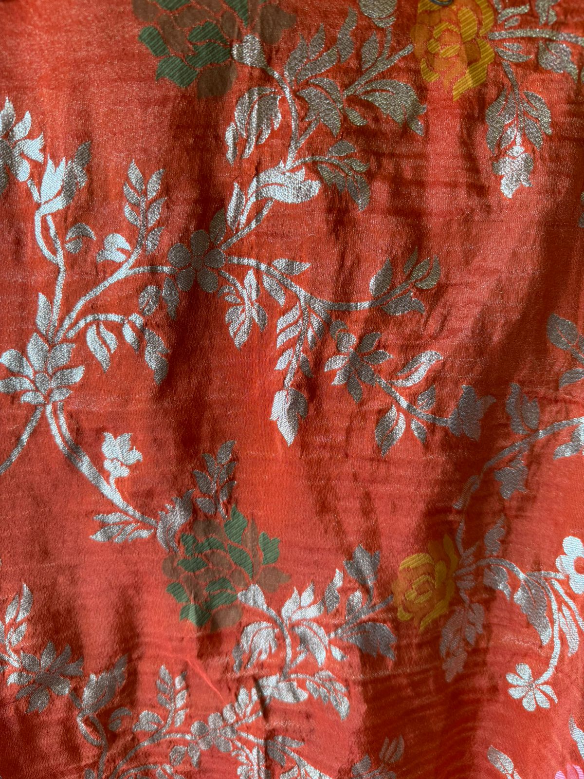 Beautiful ethnic unstitched tissue suit