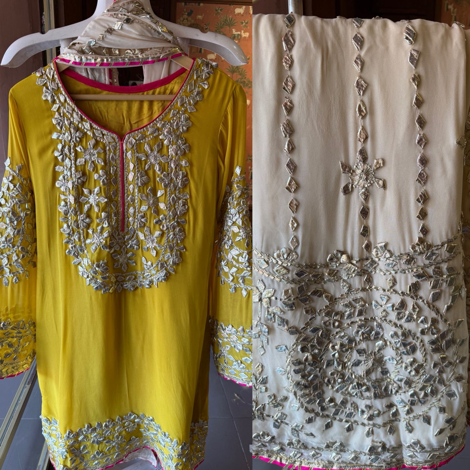 Mustard yellow Gotta-work suit