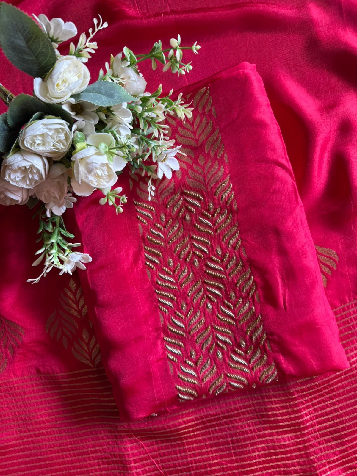 Rich Crimson red unstitched suit