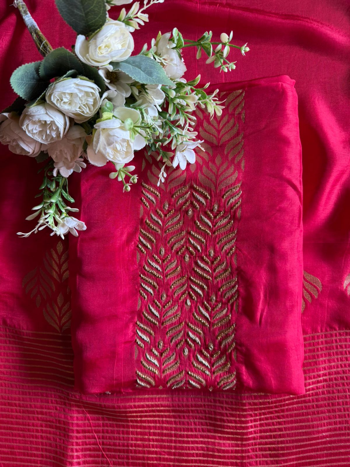 Rich Crimson red unstitched suit