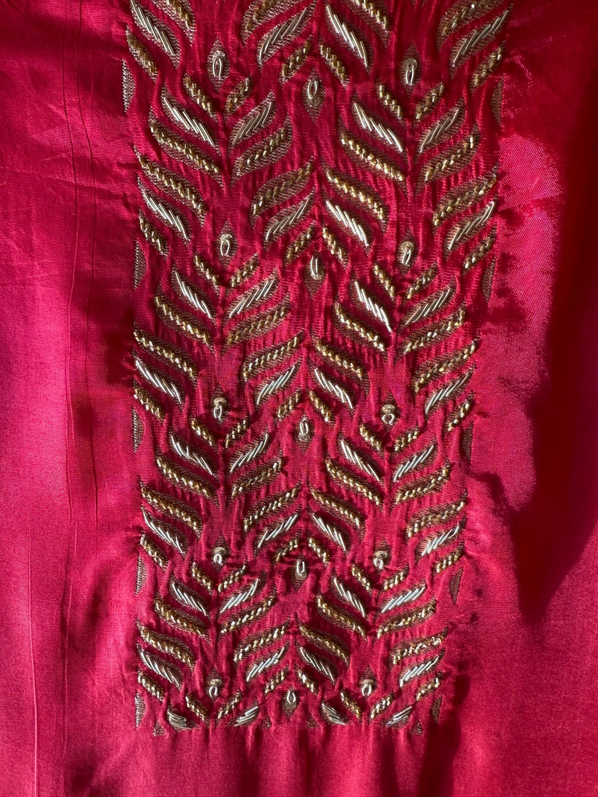 Rich Crimson red unstitched suit