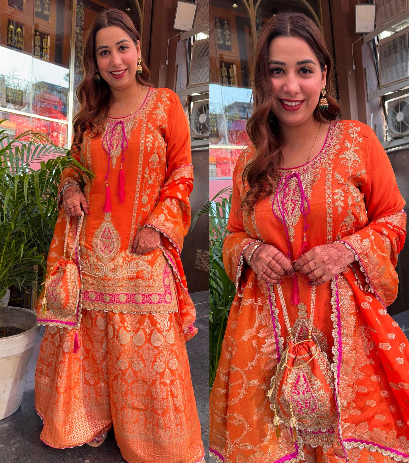 Beautiful ethnic sharara set