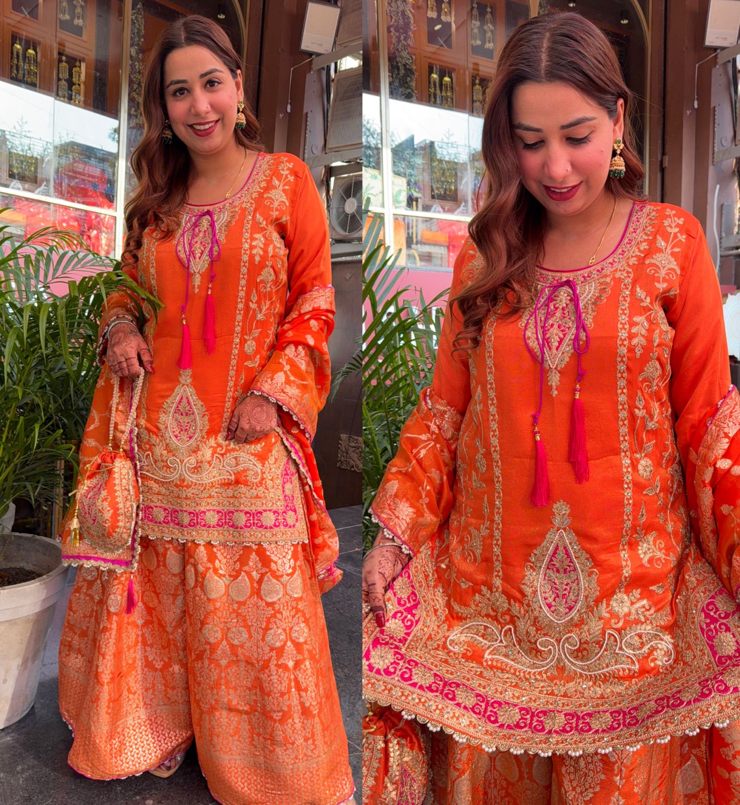 Beautiful ethnic sharara set