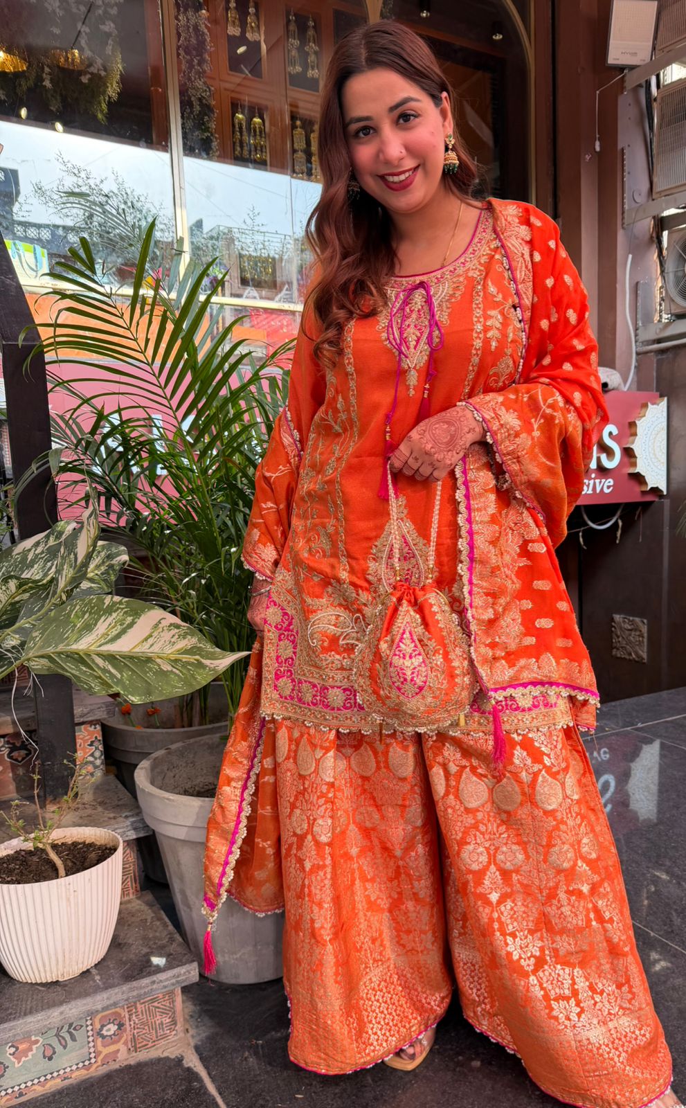 Beautiful ethnic sharara set