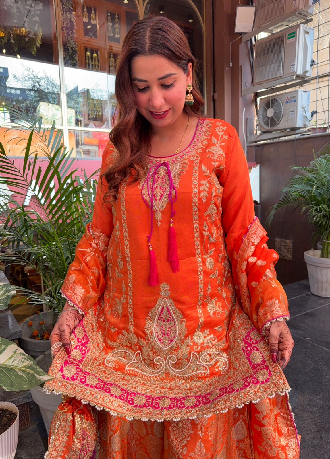 Beautiful ethnic sharara set