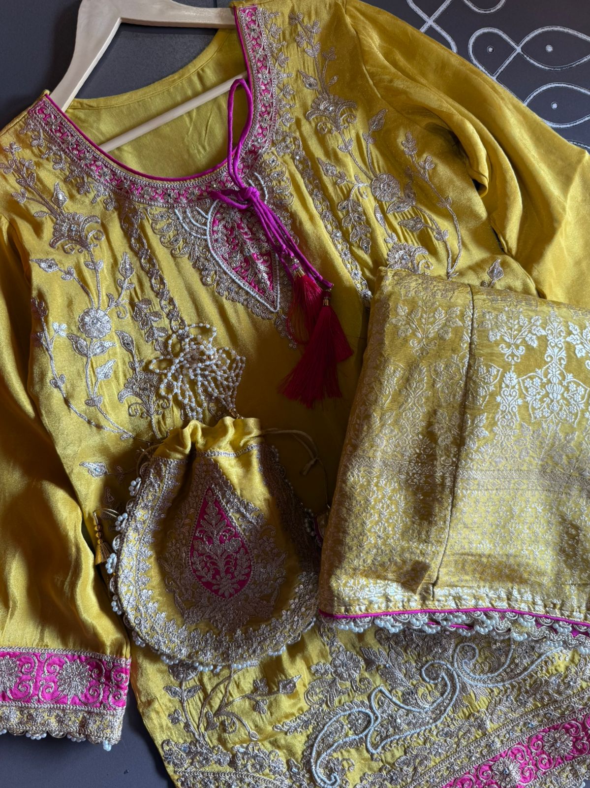 Beautiful ethnic sharara set