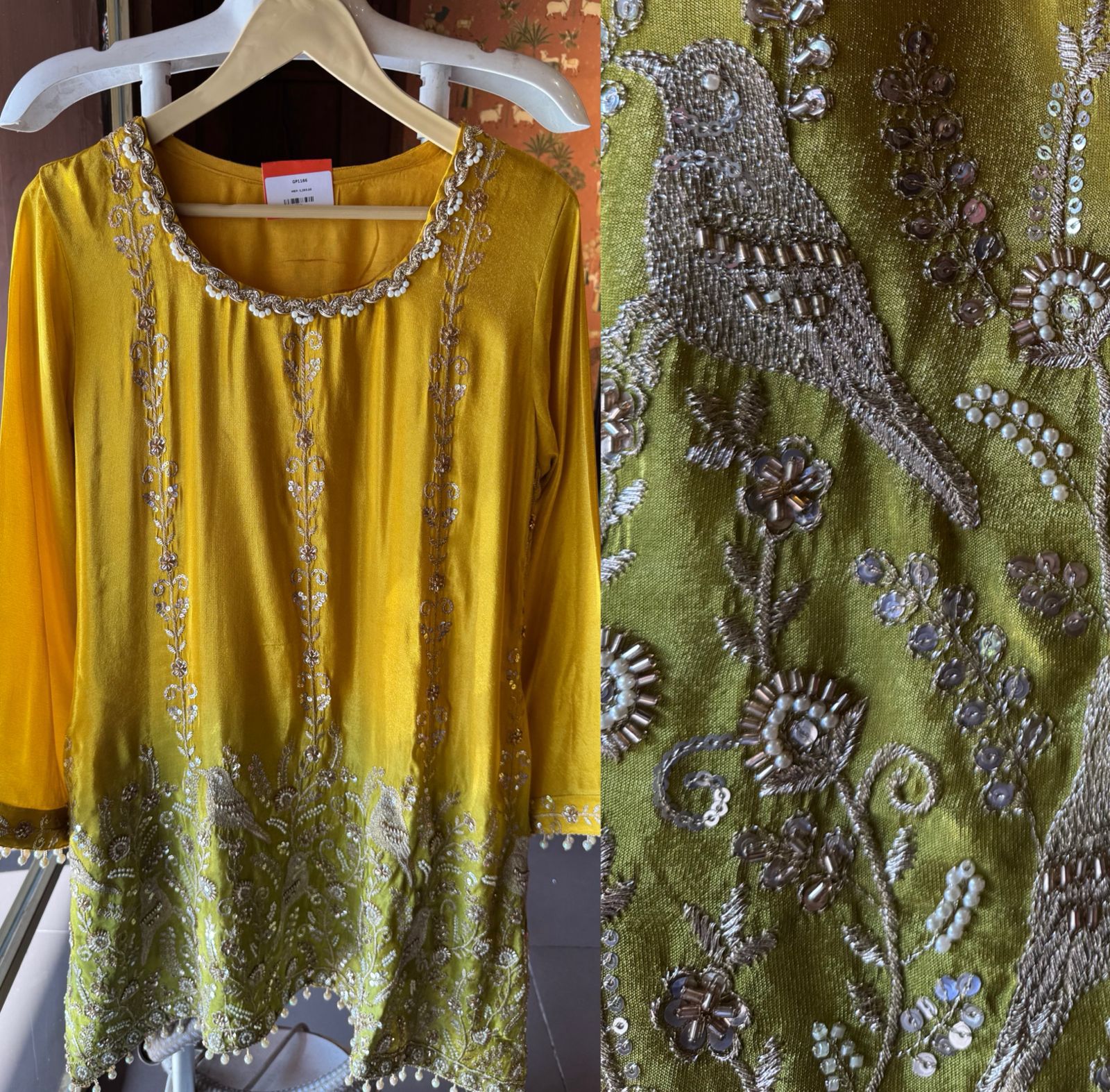 Ombré shaded Stitched Shirt